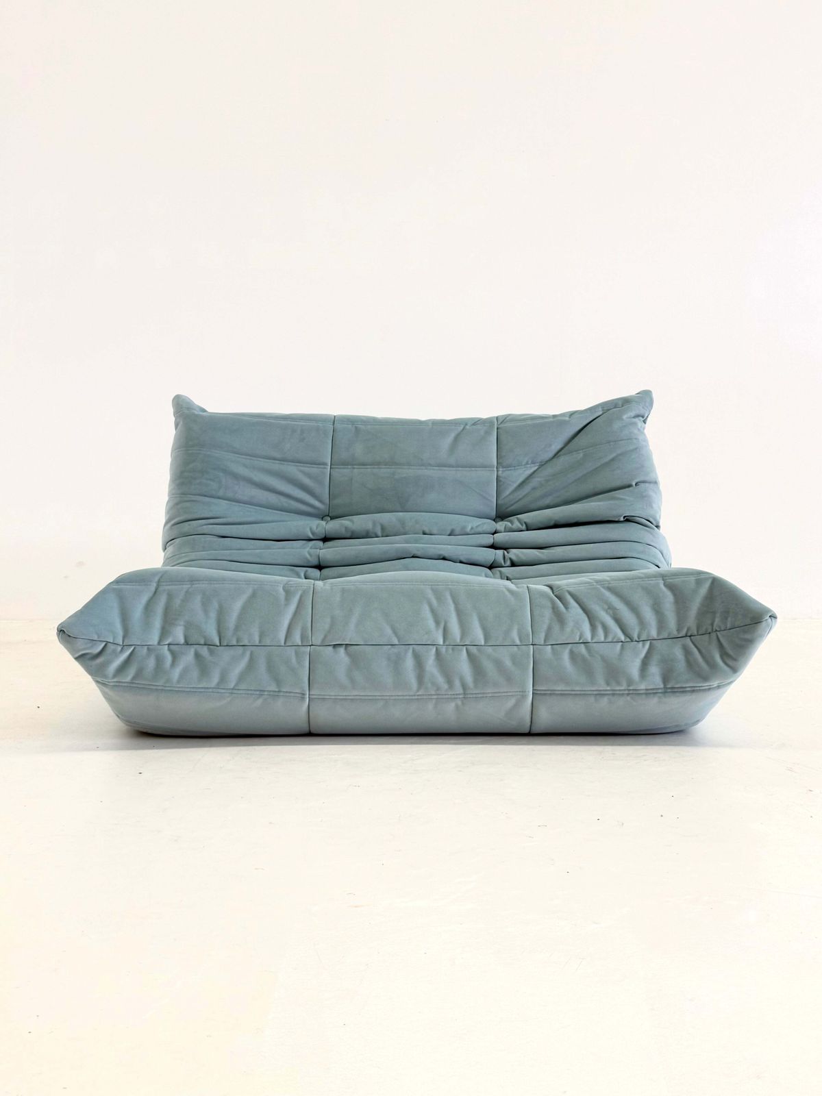 Ligne Roset Togo 2 Seater In Light Blue photo buy