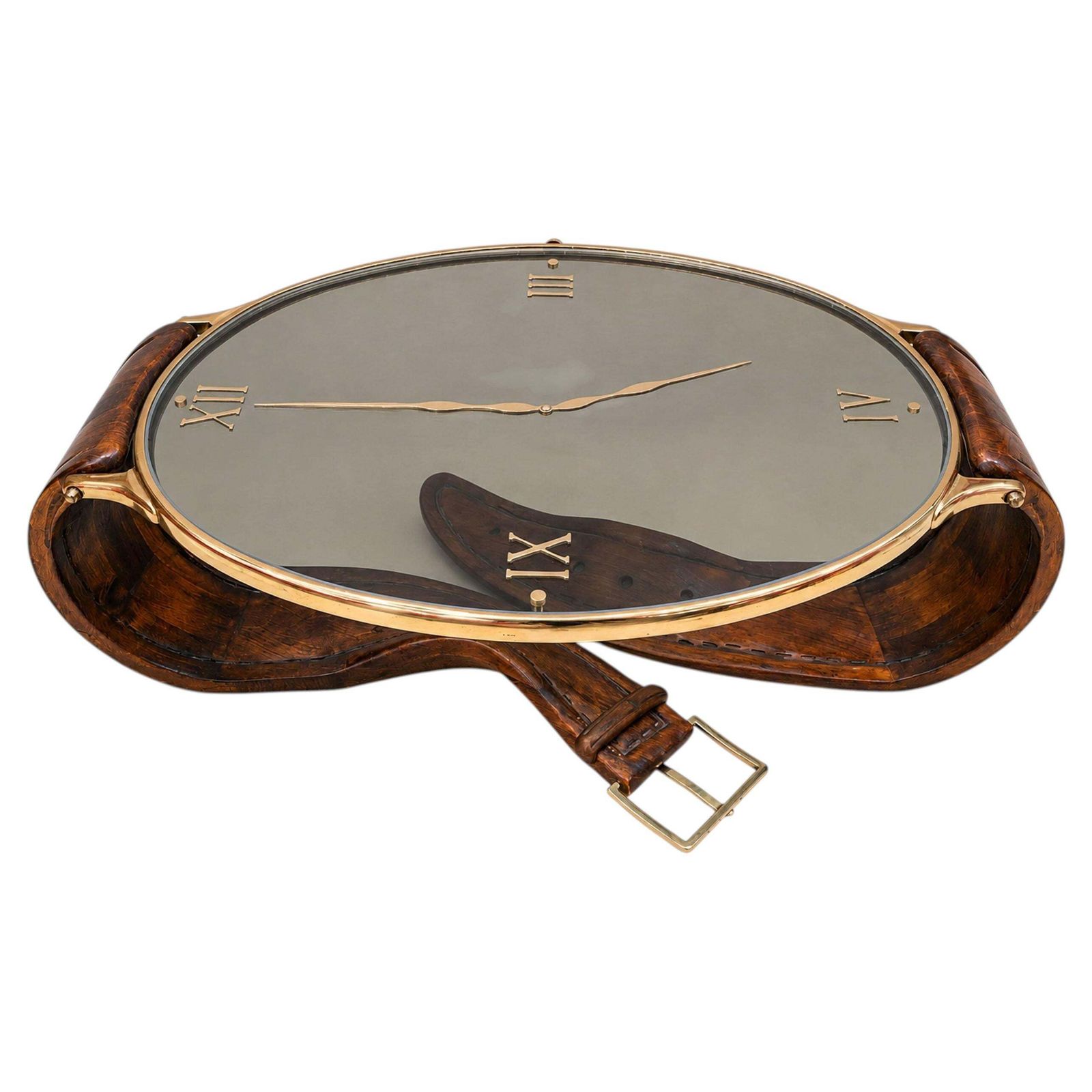 Rare Italian Design Sculptural ''Watch'' Coffee Table Attr. To Ds Florence 1960