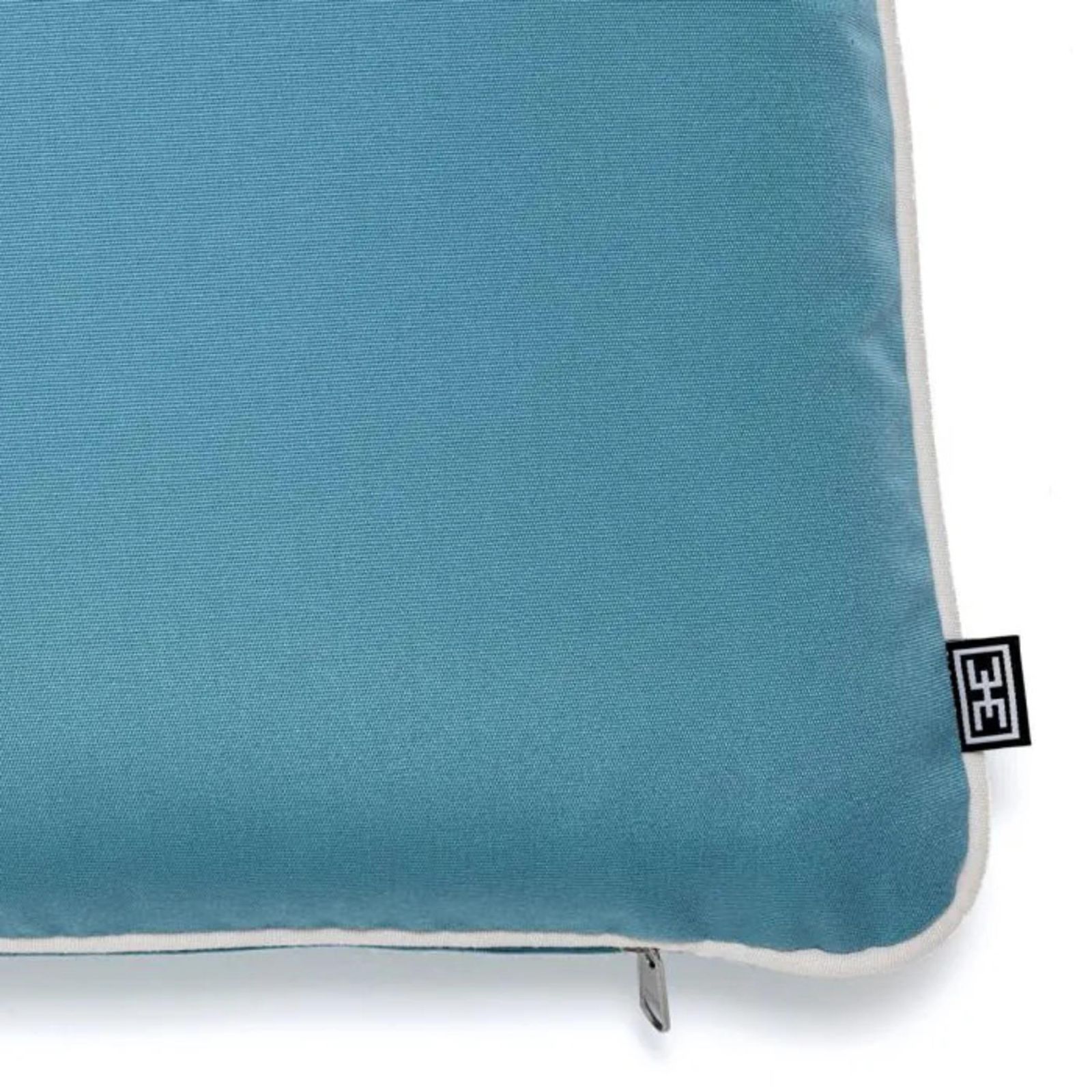 Set Of 6 Contemporary Mineral Blue Outdoor Back Cushion photo Textiles