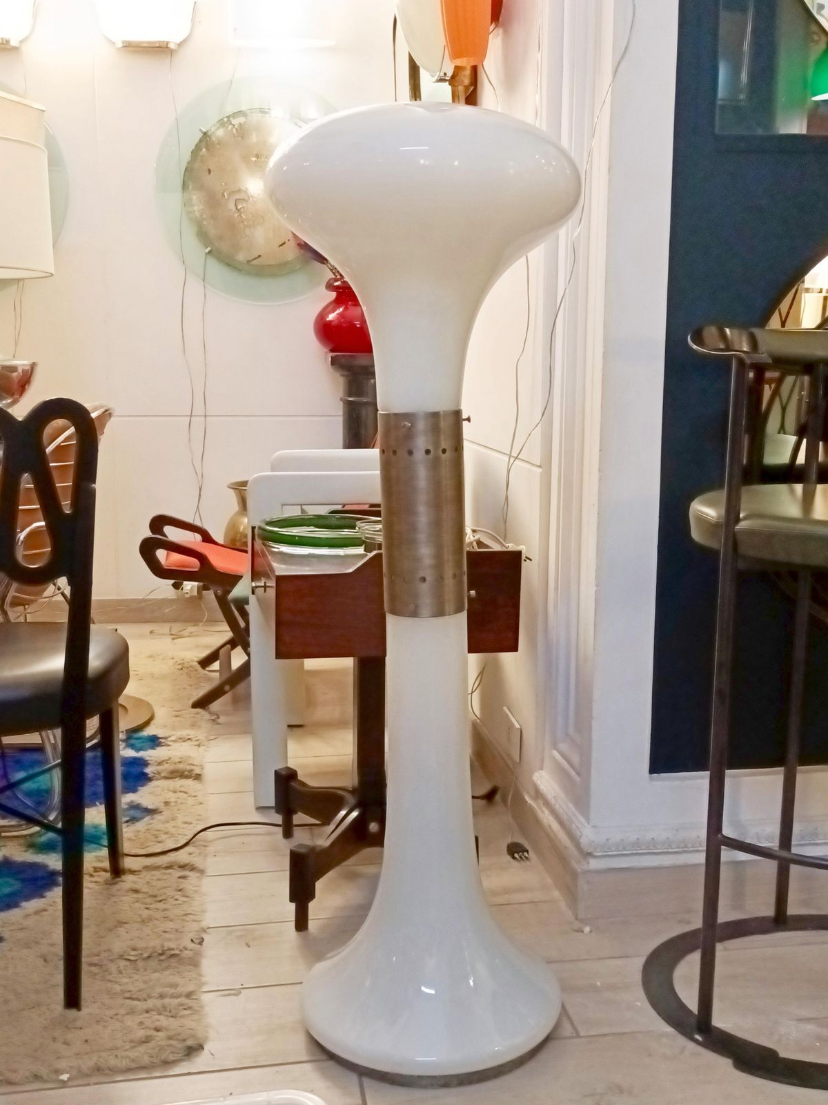 Carlo Nason For Mazzega Floor Lamp "Lt220," Italy 1970s photo for sale