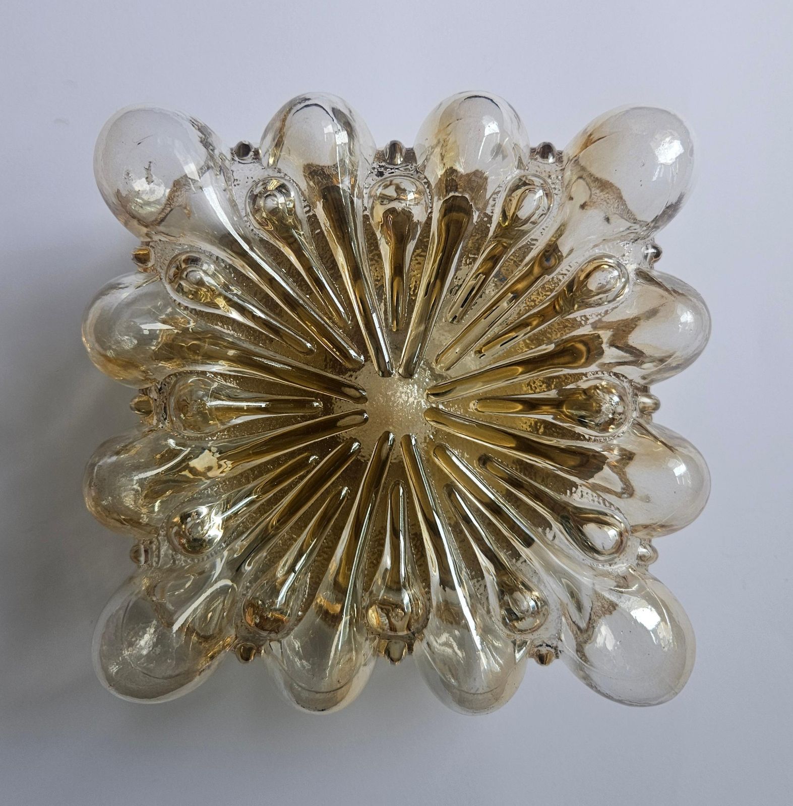 photo for sale Rare Midcentury Flush Mount Limburg, Helena Tynell, Germany, 1970s