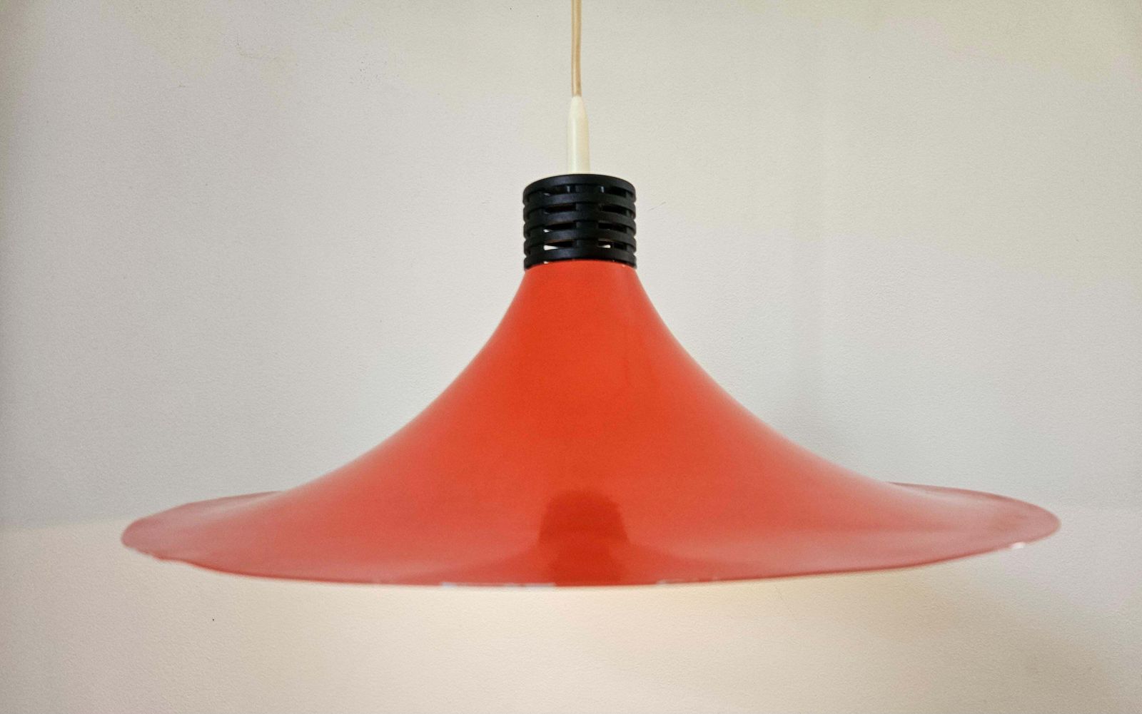 photo furniture Rare Midcentury Red Pendant, Space Age, Italy, 1970s