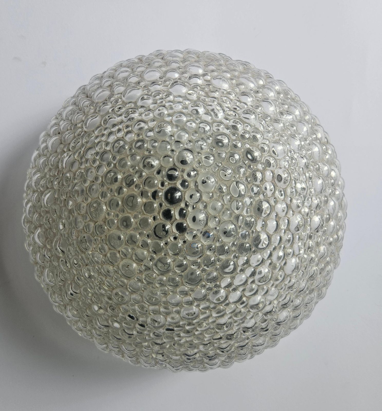 photo vinterior Rare Midcentury Bubble Flush Mount Limburg, Germany, 1970s