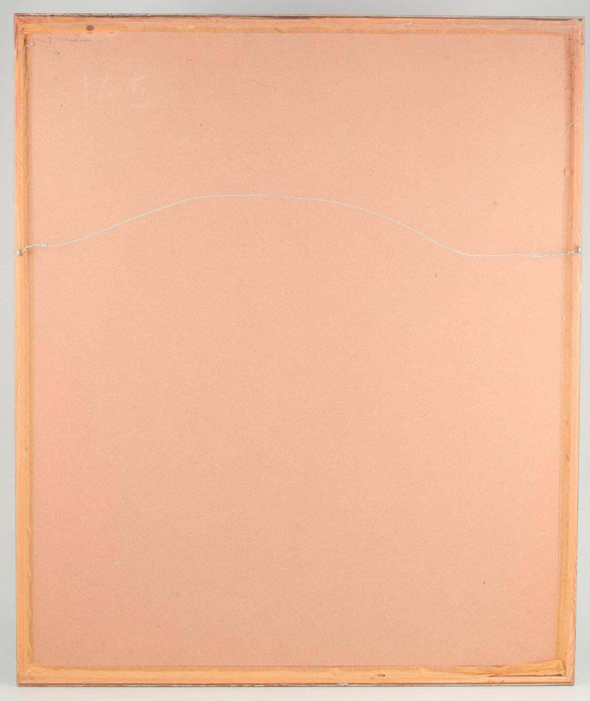 J. Sáez. Aquarelle sur papier. Composition abstraite poétique. Datée 1971 photo 501.0