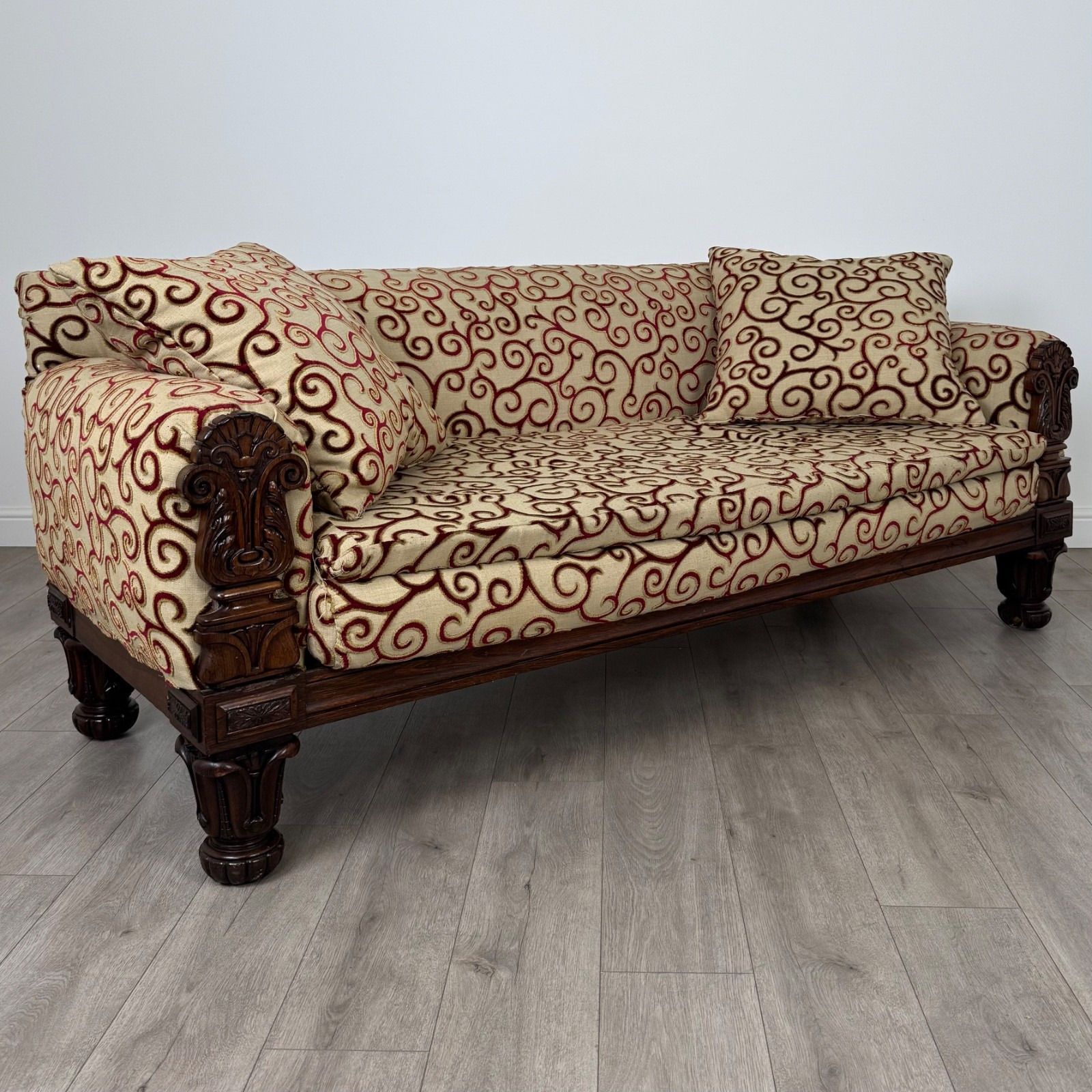 Antique 19th Century Good Quality William IV Sofa In Rosewood photo vintage