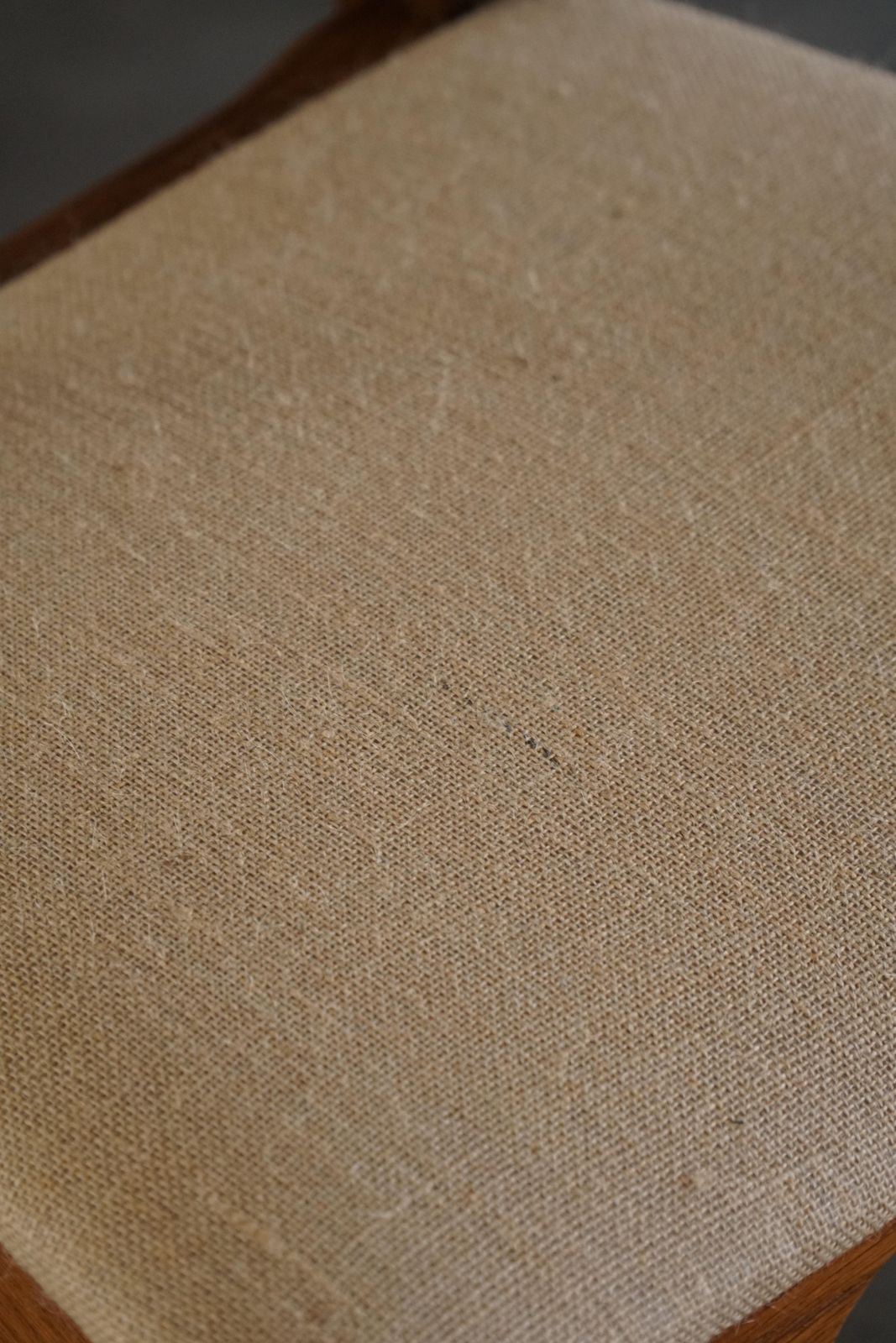 photo buy Set Of 6 Highback Dining Chairs In Oak, Danish Modern, Henning Kjærnulf, 1960s