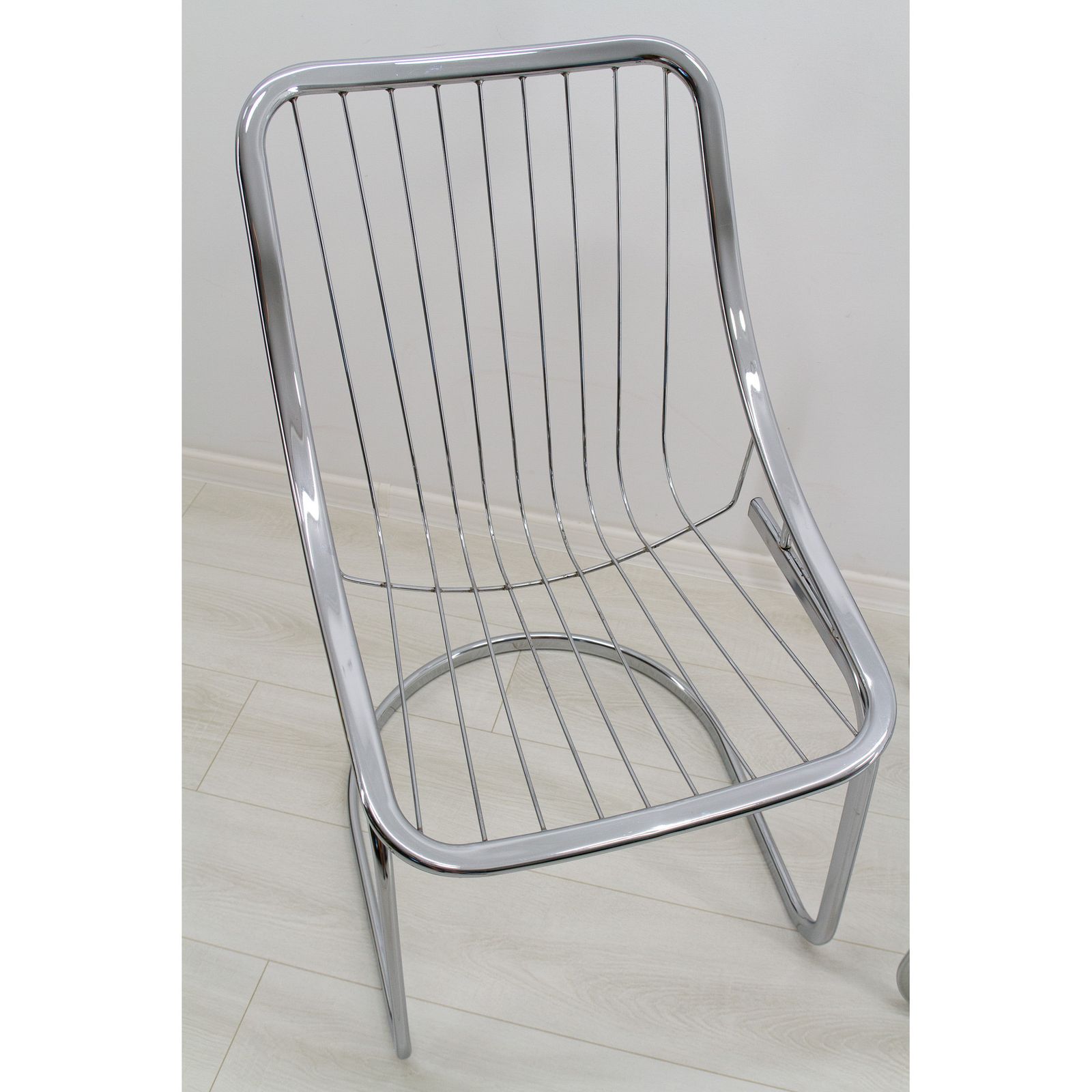 Postmodern Dining Chair X2, 1980s Gastone Rinaldi 'Rima' Style photo vintage
