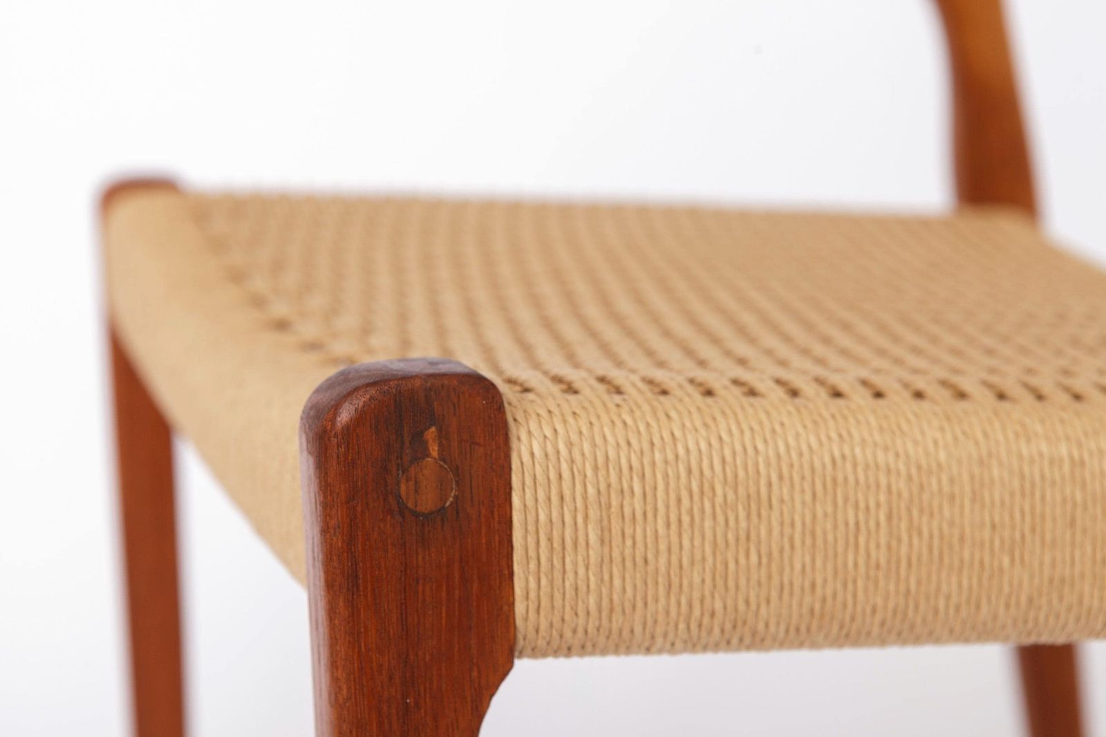 photo furniture Niels O Moller Model 55 Armchair, Danish Teak Lounge Chair, Mid Century Modern Chair, Vintage 1950s Scandinavian Design, With Repair