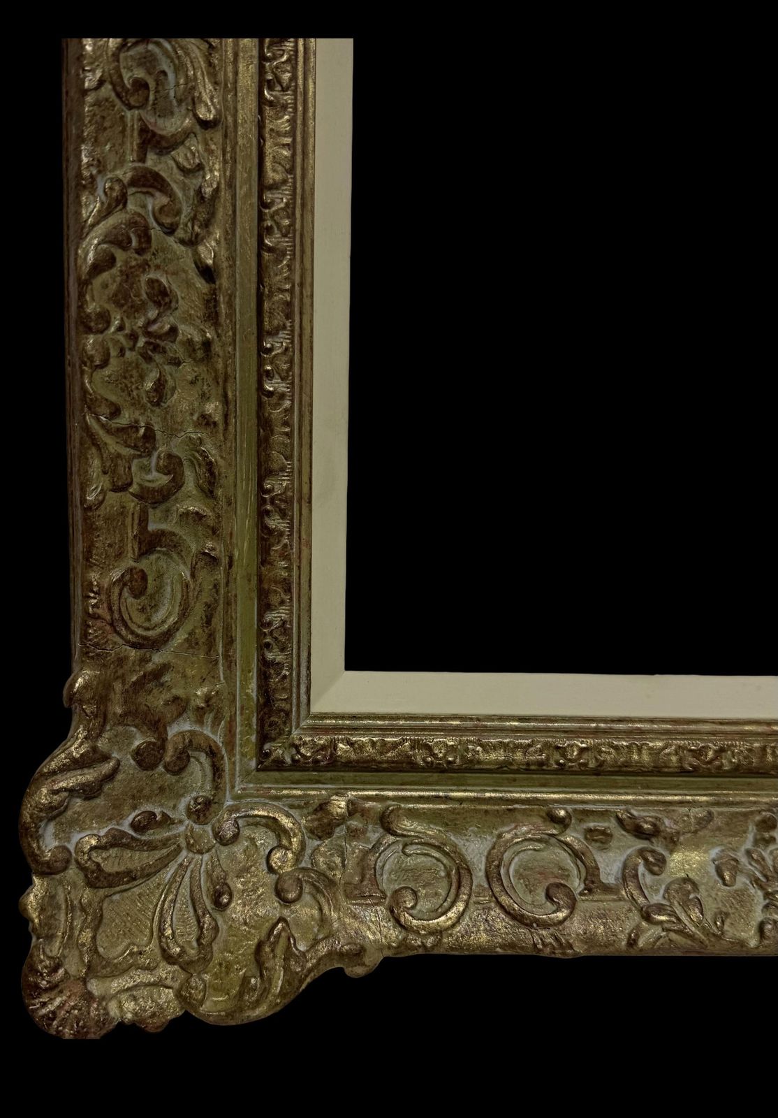 French School French Rococo Style Giltwood Picture Frame Decorative Wall Art Frame Mid 20th Century. photo furniture