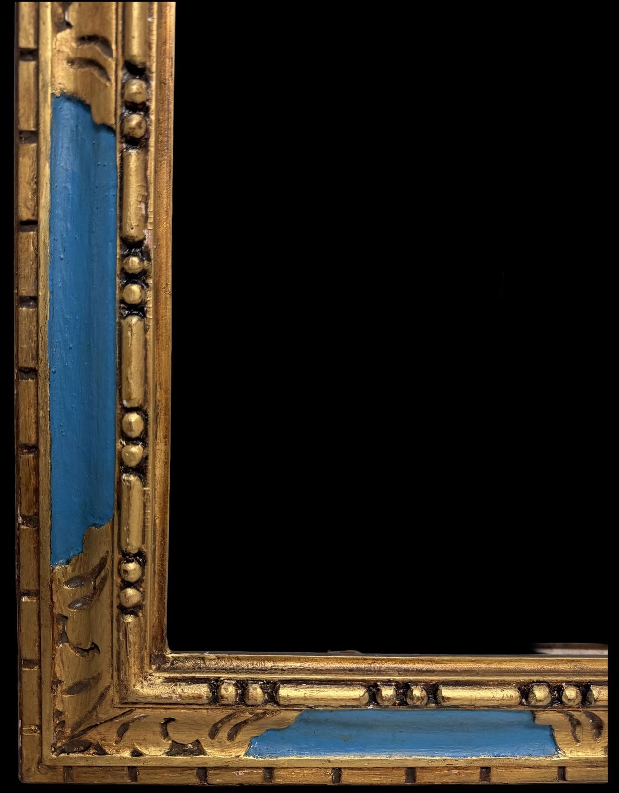 Mid 20th Century French School Mid 20th Century French Rococo Decorative Picture Frame, Carved Wood Mid 20th Century. photo for sale
