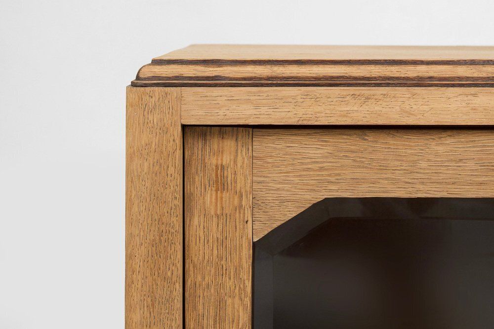 Rustic French Table Display Cabinet, 1900s photo vintage