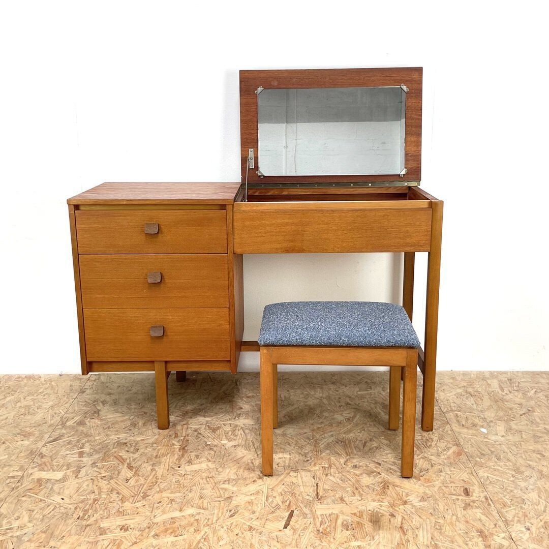 Mid Century Teak Dressing Table By Stag photo furniture
