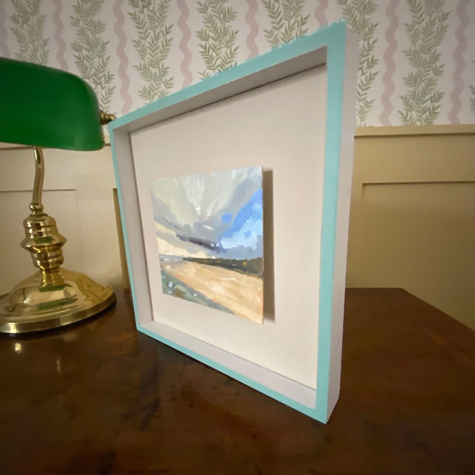 Contemporary Oil Painting Of Woolacombe North Devon photo furniture