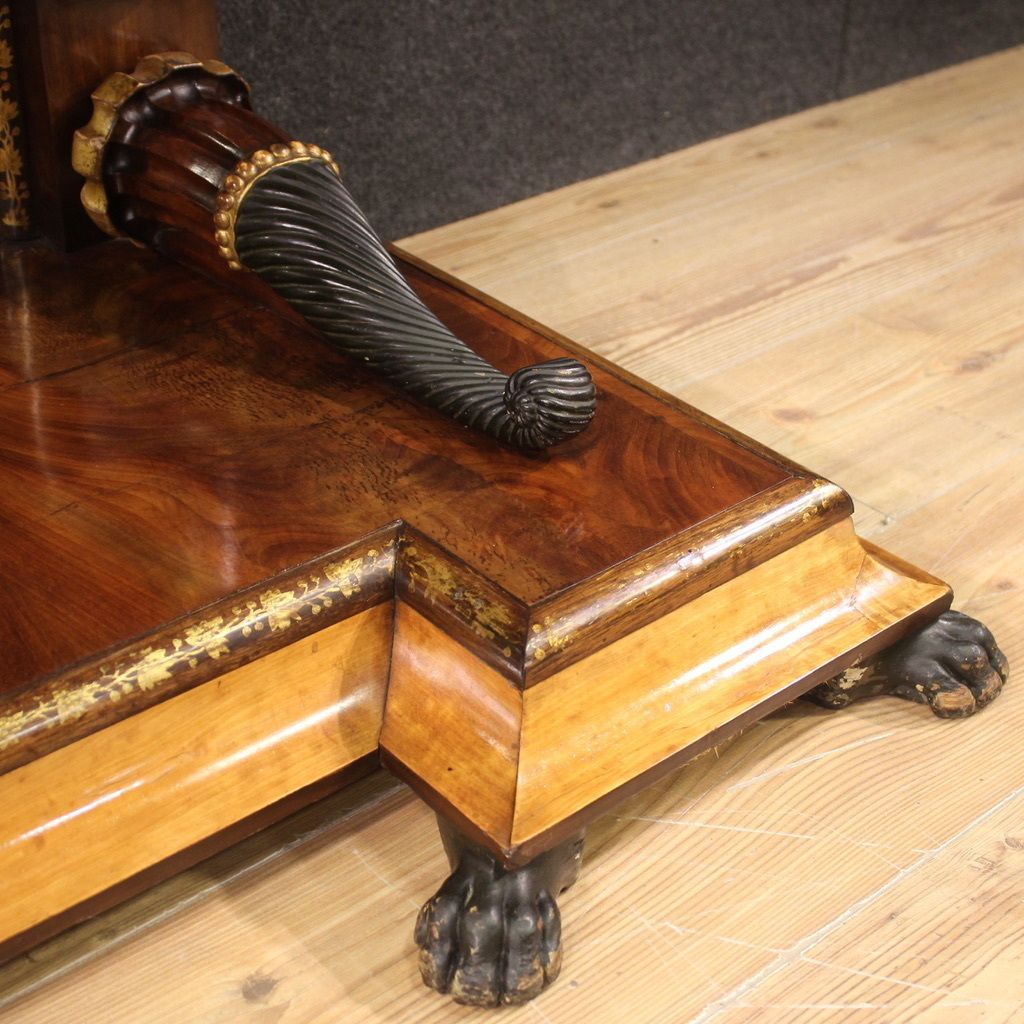 Great 19th Century Inlaid Console photo vinterior