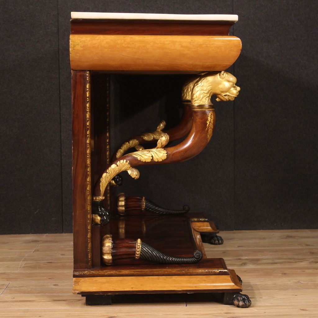 photo for sale Great 19th Century Inlaid Console
