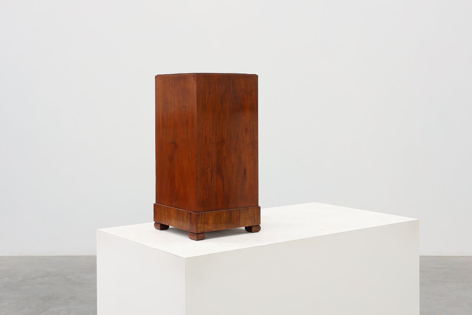 Art Deco Wooden Umbrella Stand, Italy, 1920s photo vinterior