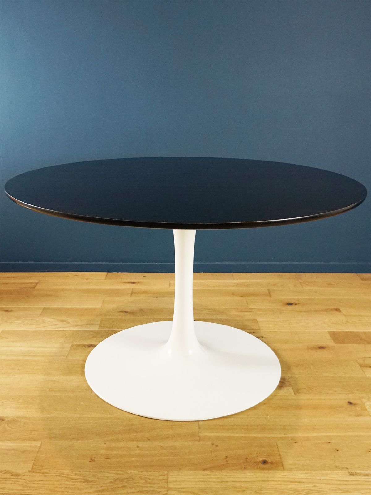 Maurice Burke For Arkana Tulip Dining Table In Black Ash photo 495.0