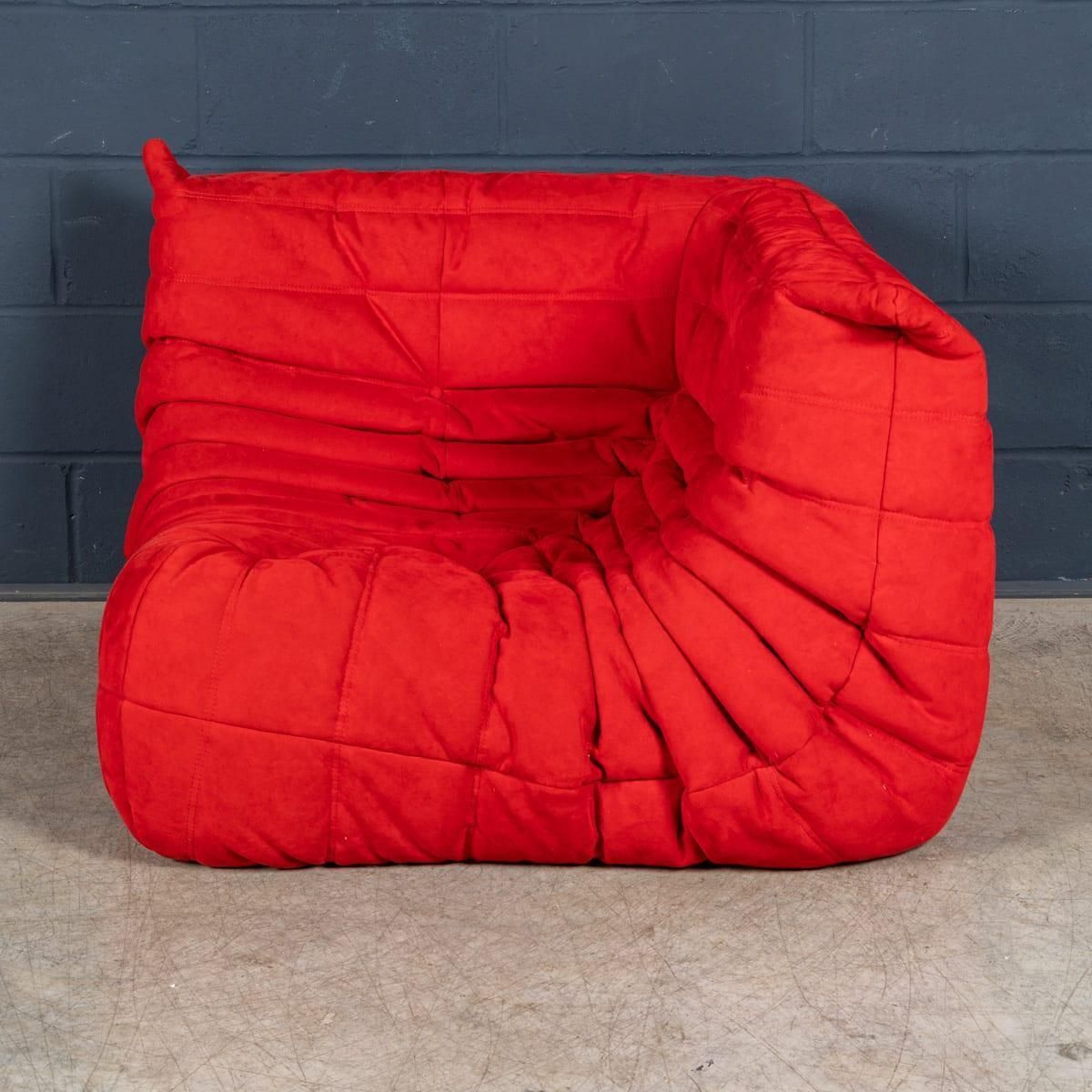 A 21st Century Red "Togo" Corner Sofa By Michel Ducaroy For Ligne Roset France photo Furniture
