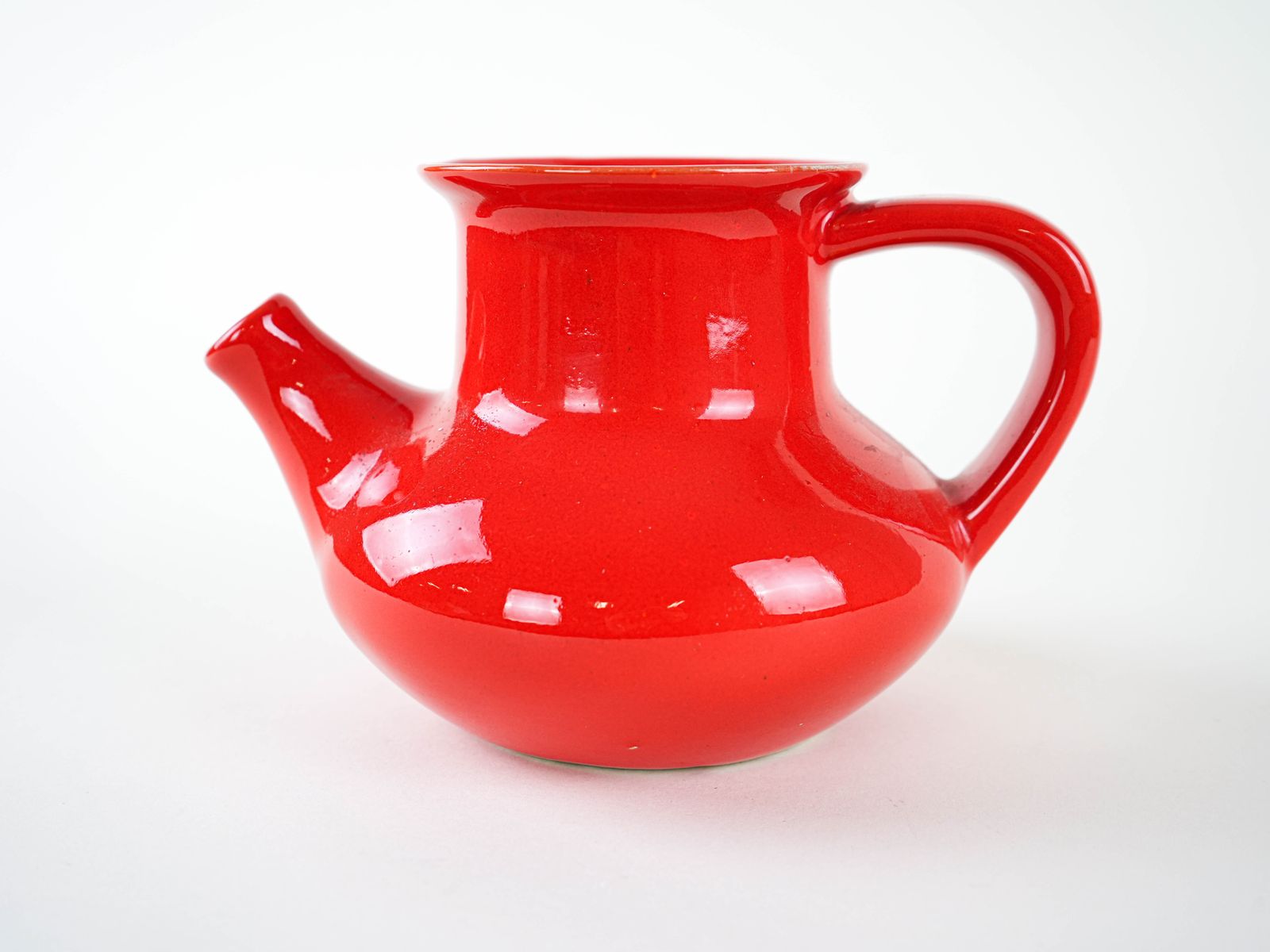 Red Ceramic Jug, Danish Design, 1960s, Made In Denmark photo furniture