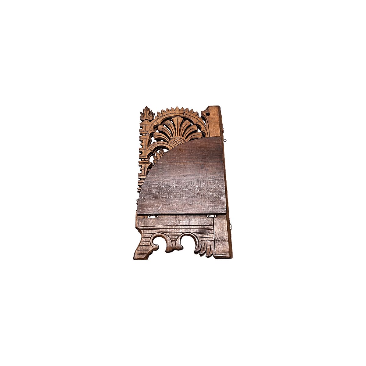 Antique French Walnut Corner Wall Console photo vinterior