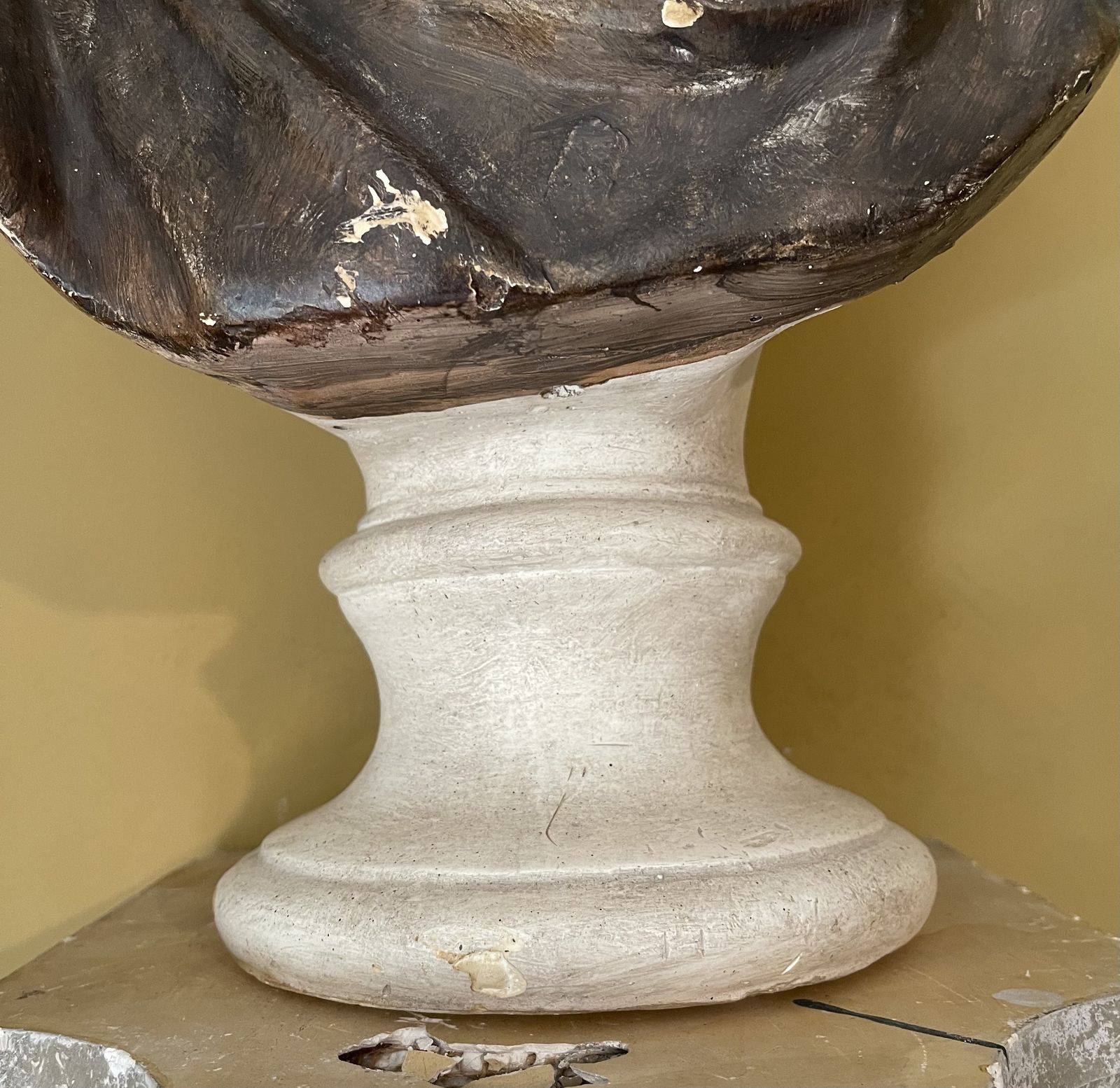 C1900 Plaster Bust Of Caesar, 1900s photo for sale