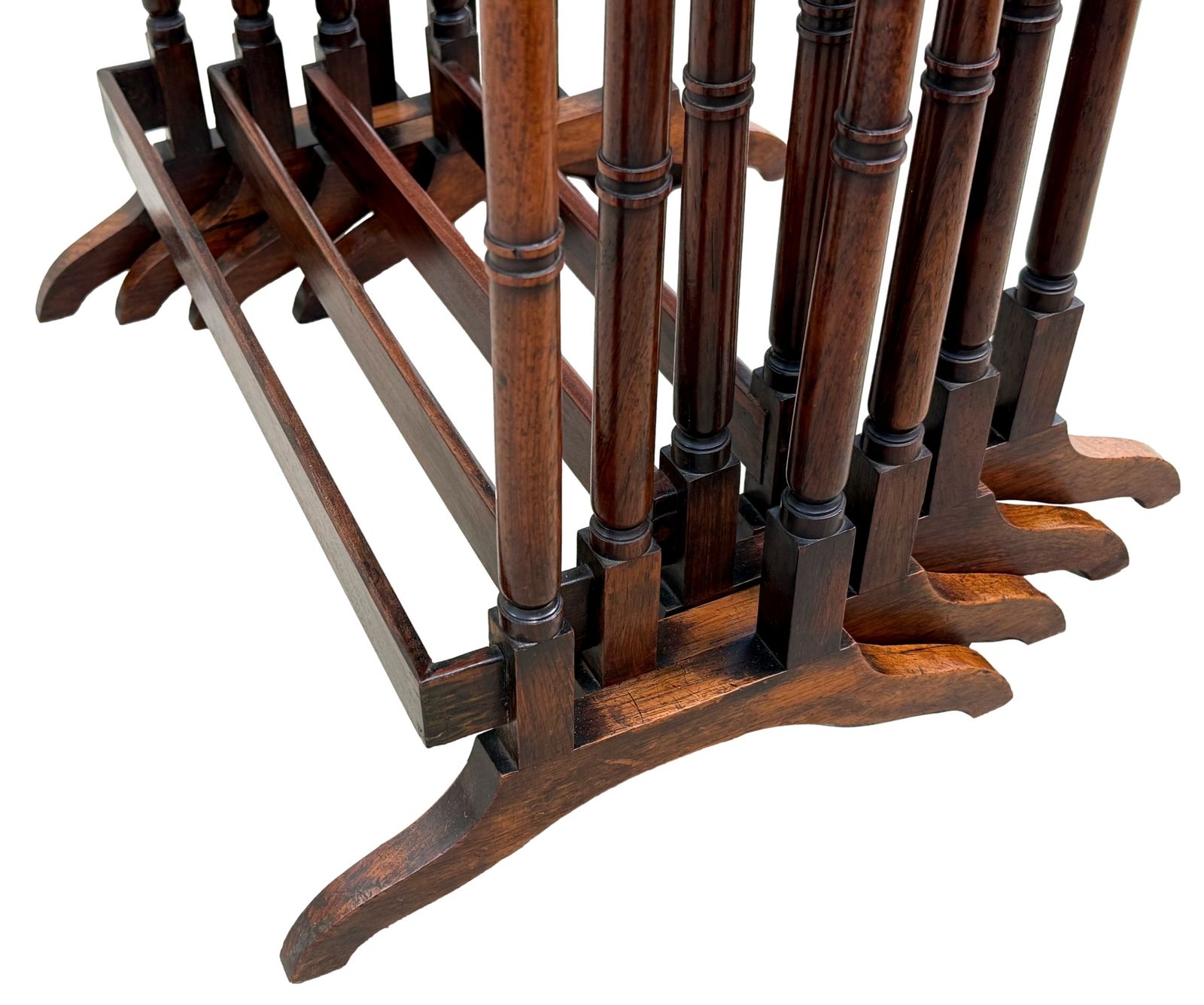 Furniture Fine Quality Regency Rosewood Quartetto Nest Of Four Occasional Tables (England, Circa 1825) photo