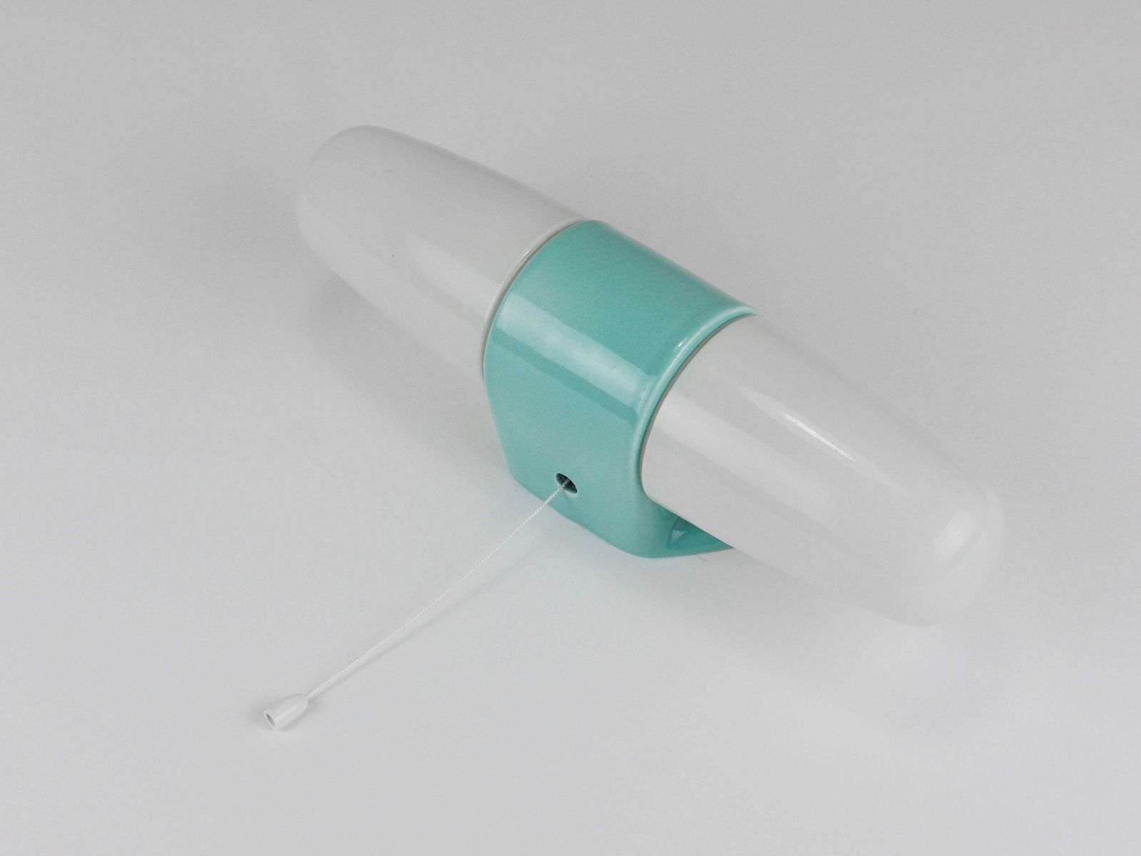 Wilhelm Wagenfeld Bauhaus Turquoise Double Sconce Wall Light, Germany, 1950s photo buy