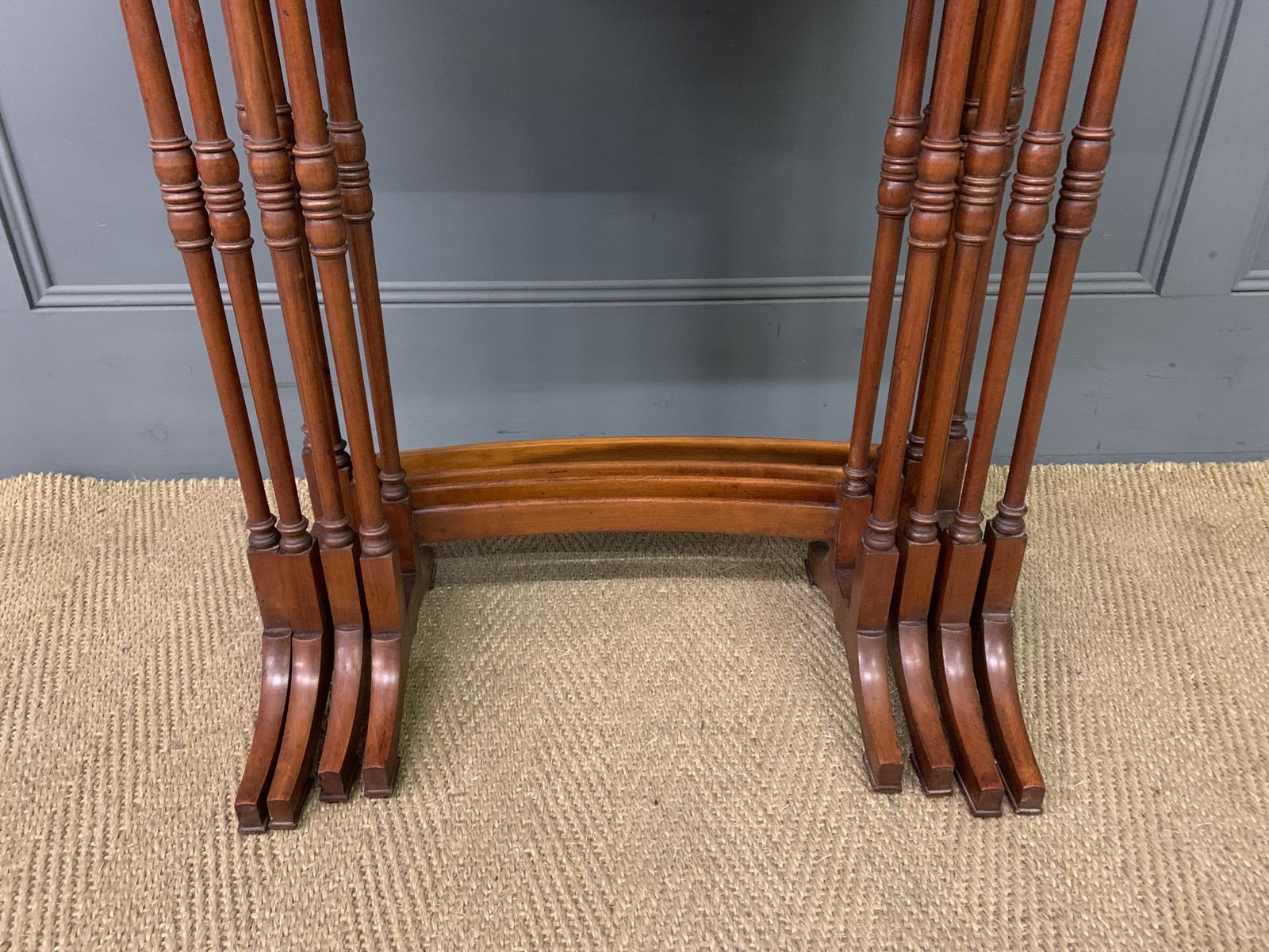 Inlaid Satinwood Nest Of 4 Tables photo Furniture