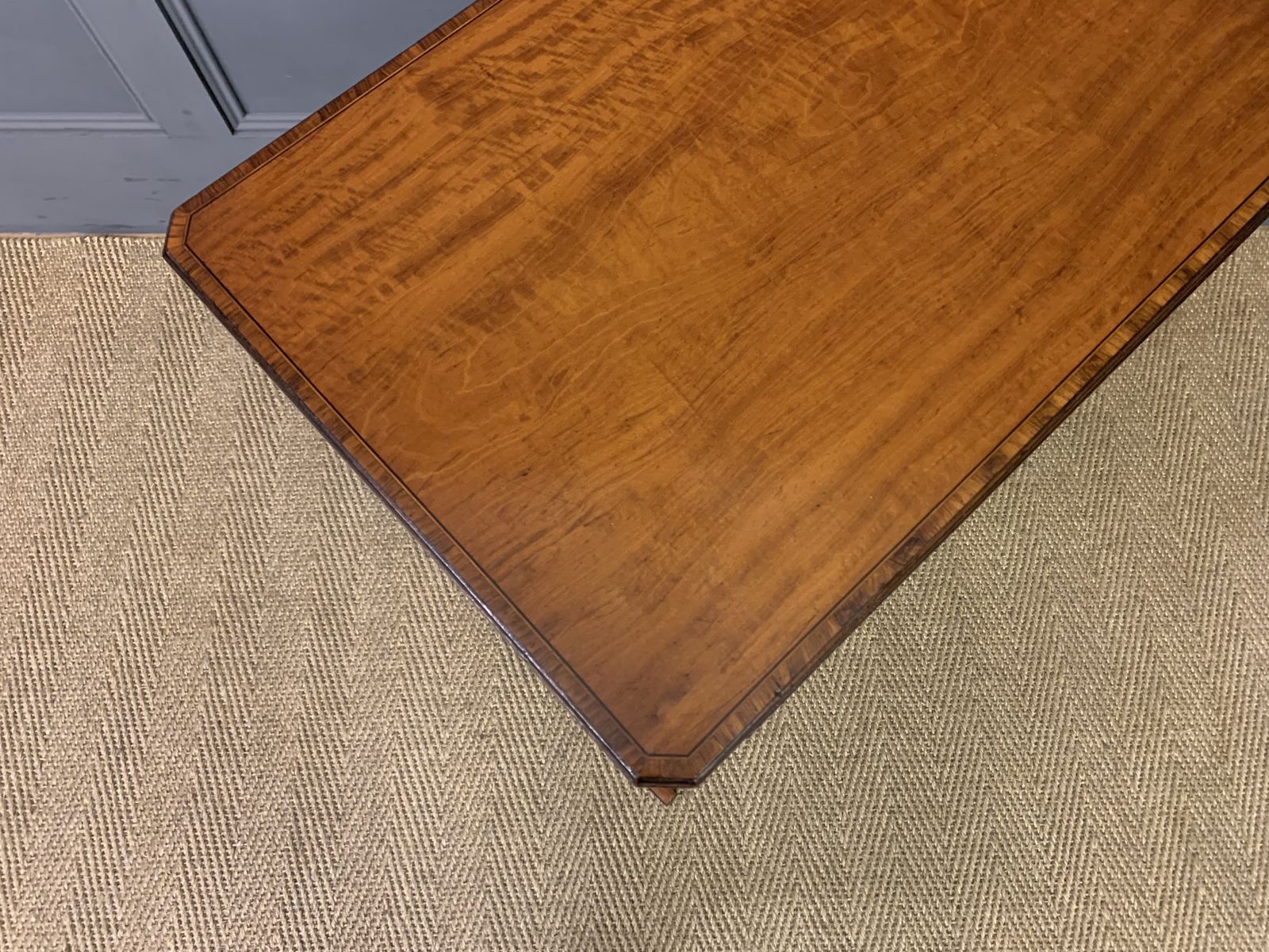 Inlaid Satinwood Nest Of 4 Tables photo buy