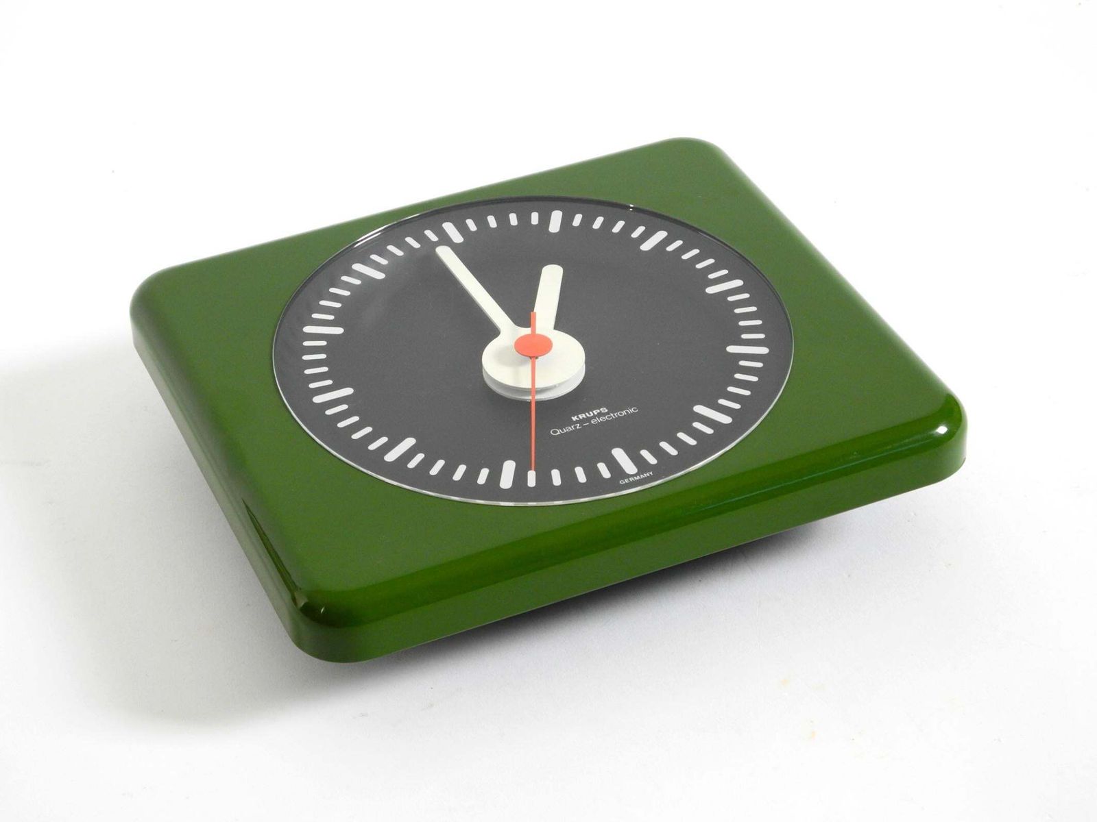 Beautiful Original 1970s Krups Wall Clock In Typical Space Age Design photo vintage