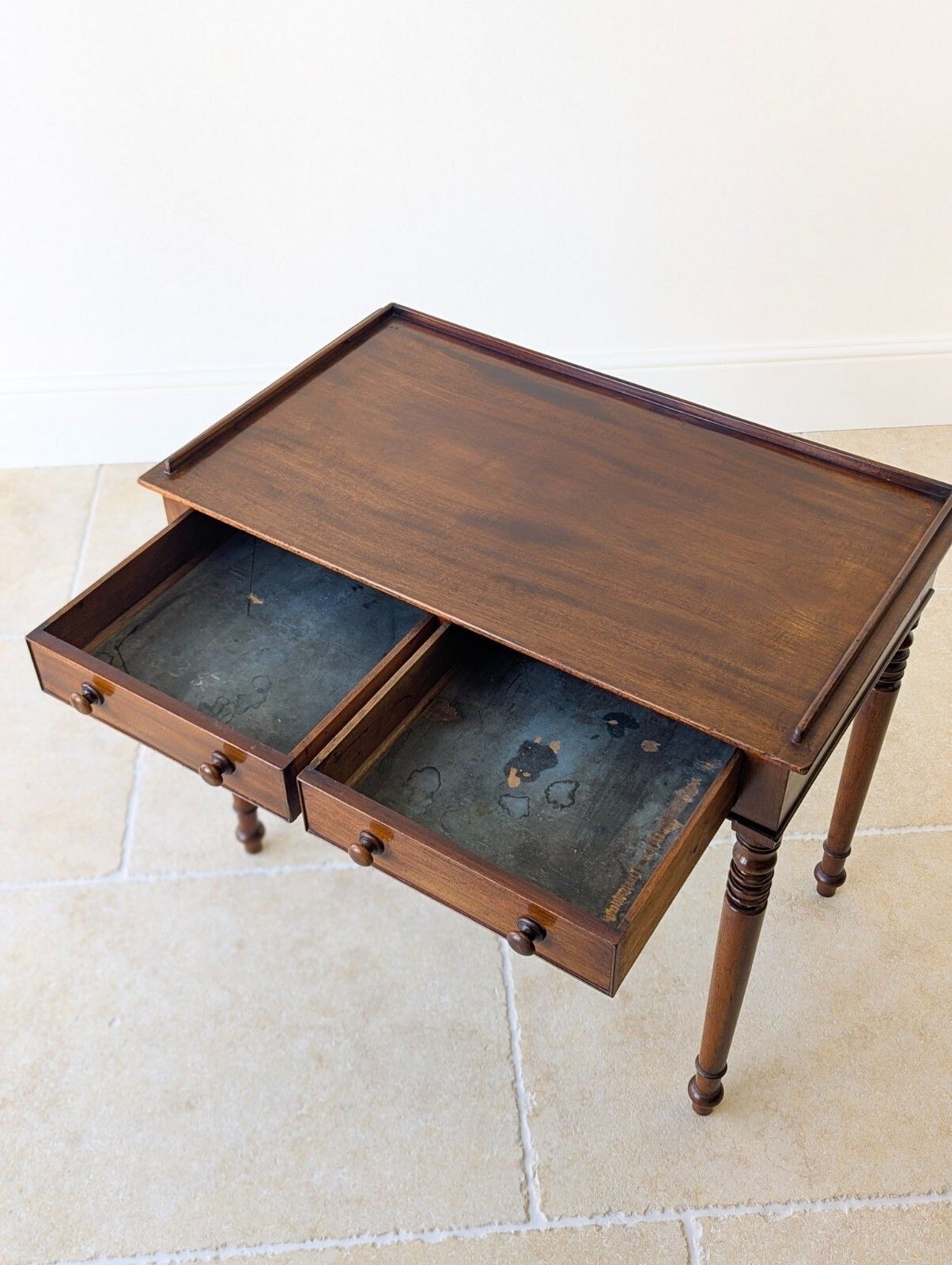 photo buy Antique William IV Mahogany Writing Table C.1830
