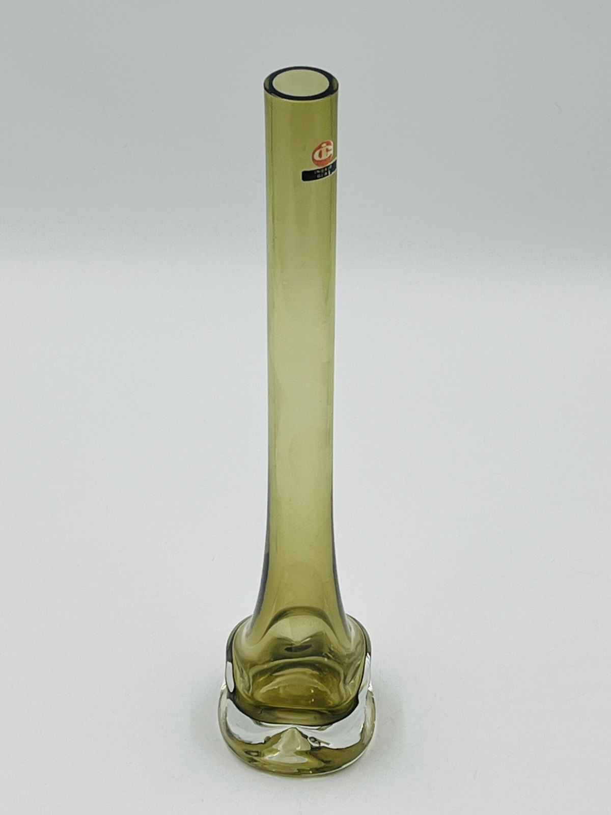 Soliflore Ingrid Glas Design Kurt Wokan Olijfgroen photo Woonaccessoires