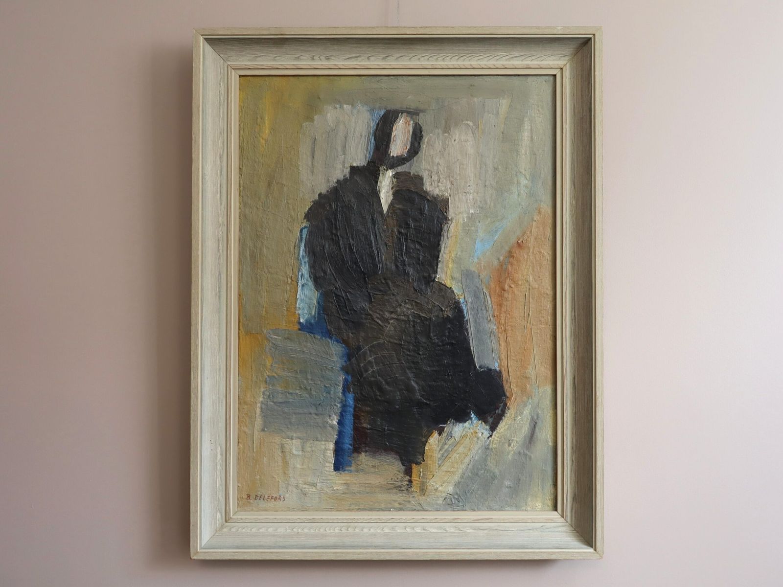 Presence In Shadow. Schilderij., midden 20e eeuw