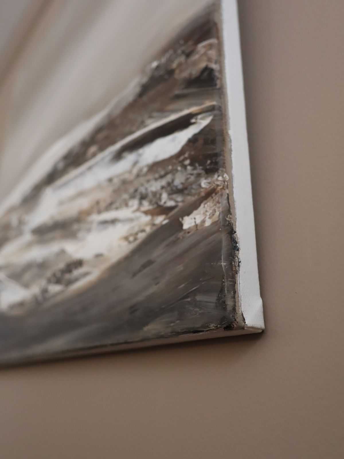 Art The Last Light Of Day Oil On Canvas. photo