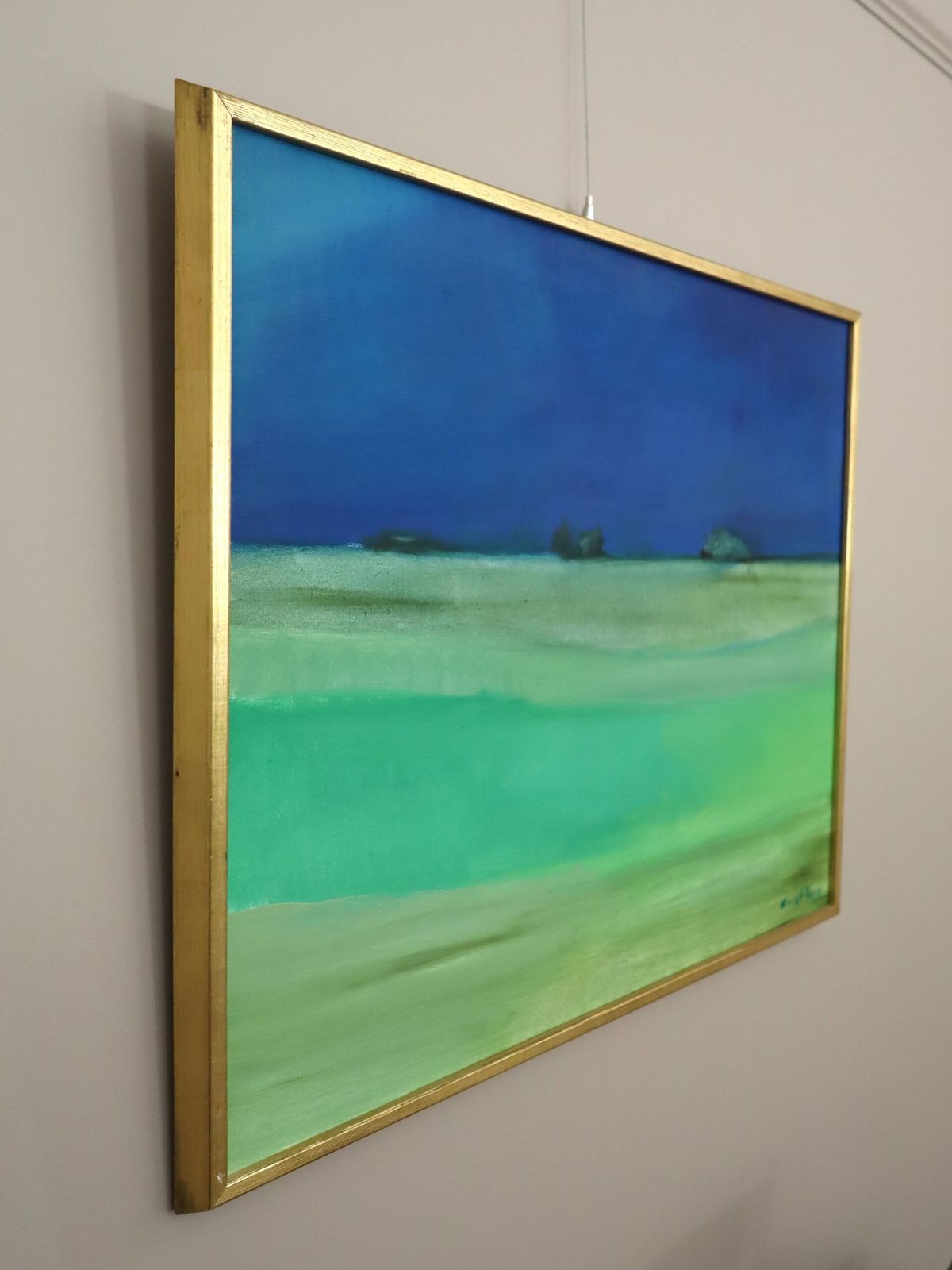Where The Sky Deepens Oil On Canvas. photo 633.0