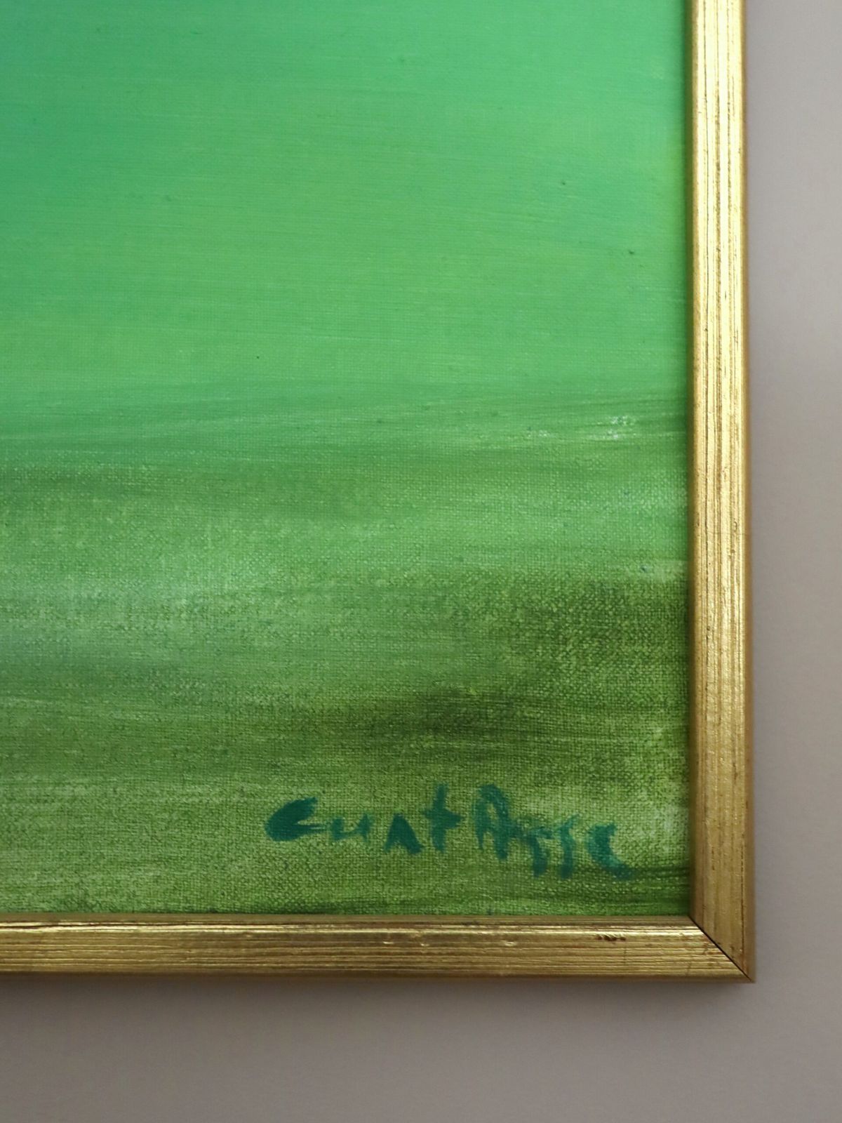 Where The Sky Deepens Oil On Canvas. photo vinterior