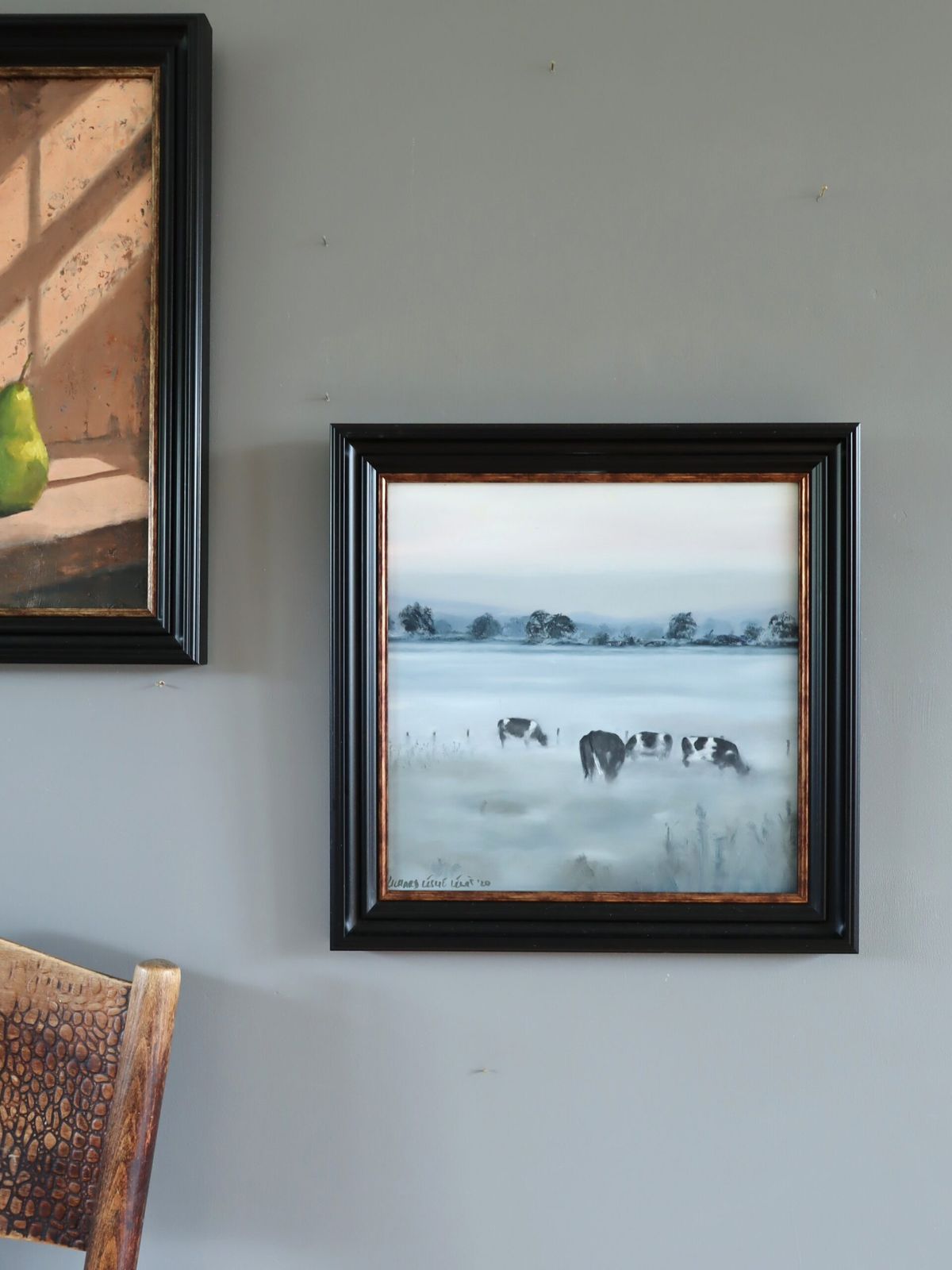 Friezen in de Mist, olieverf op paneel. photo furniture