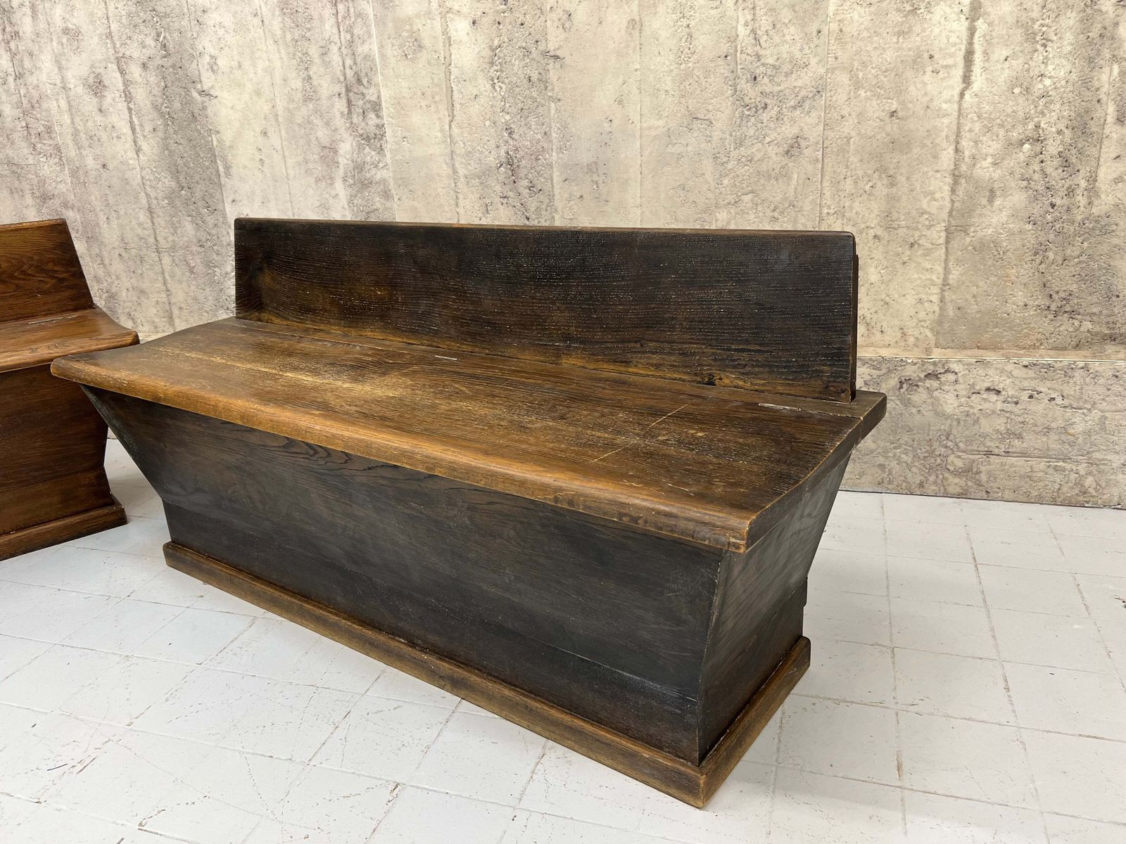 Pair Of Storage Benches Banquette. photo Furniture