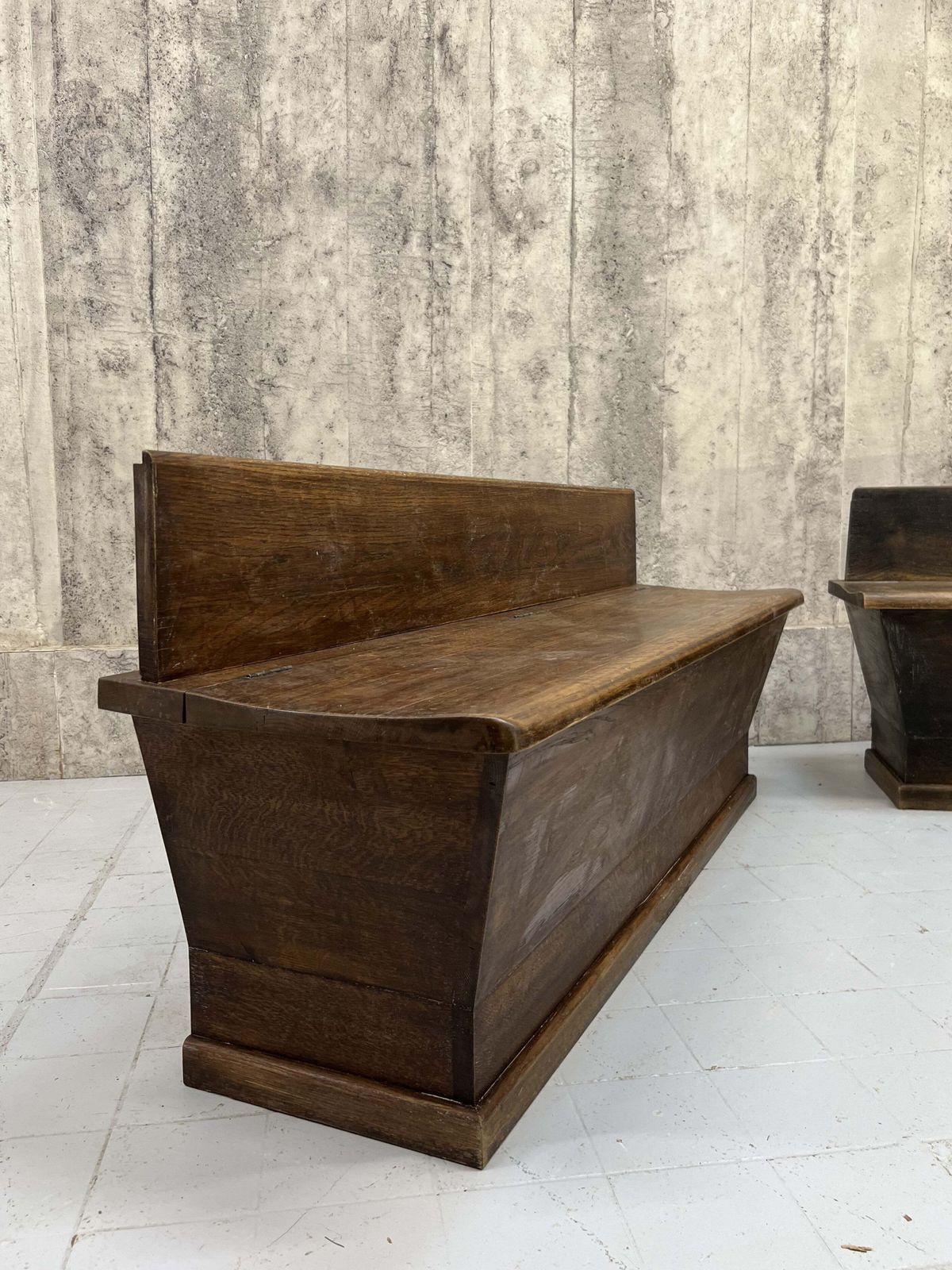Pair Of Storage Benches Banquette. photo 1855.0
