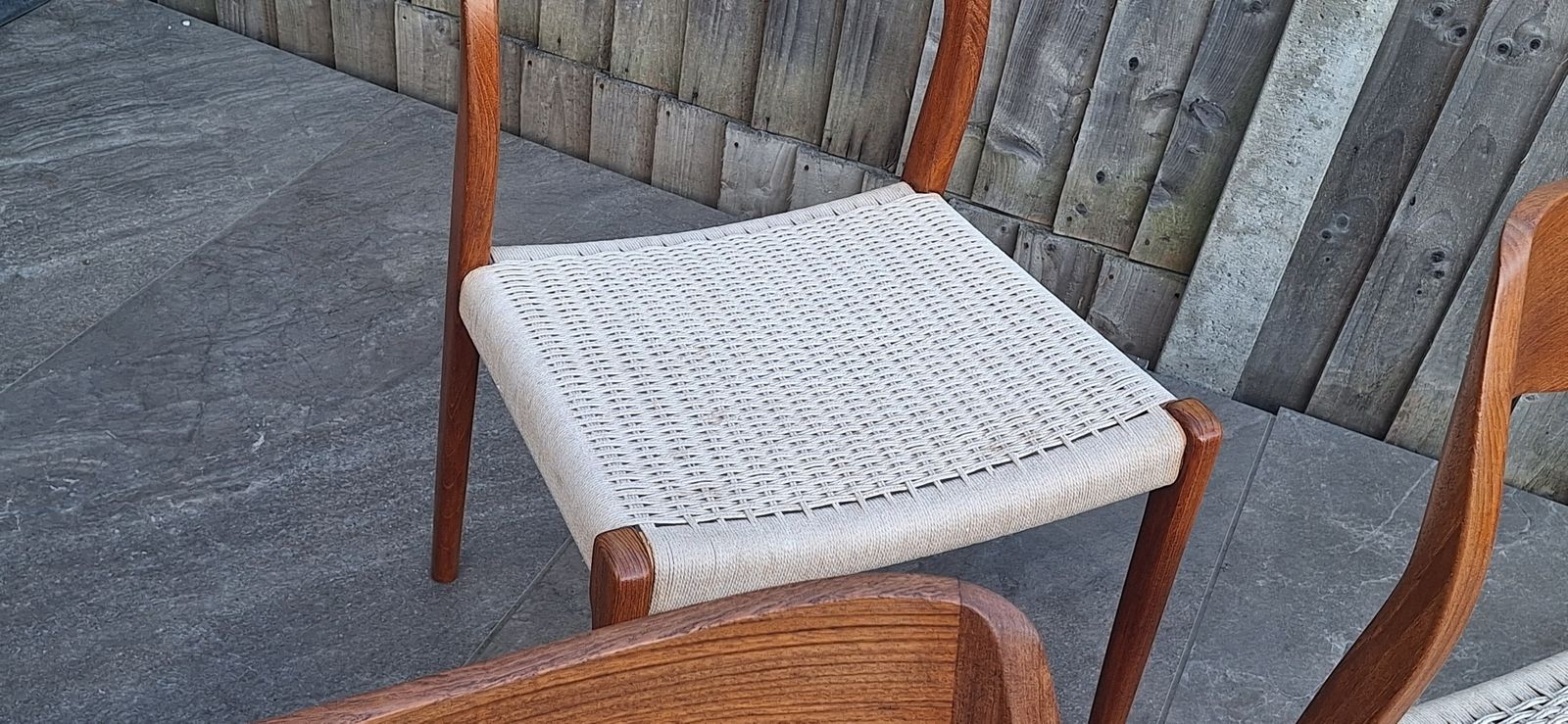 4 Danish Mid Century Niels Moller Chairs photo furniture