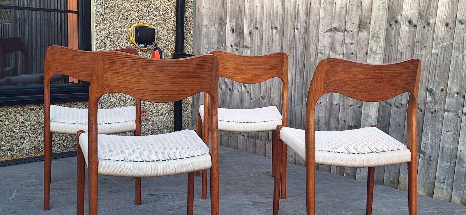 photo furniture 4 Danish Mid Century Niels Moller Chairs