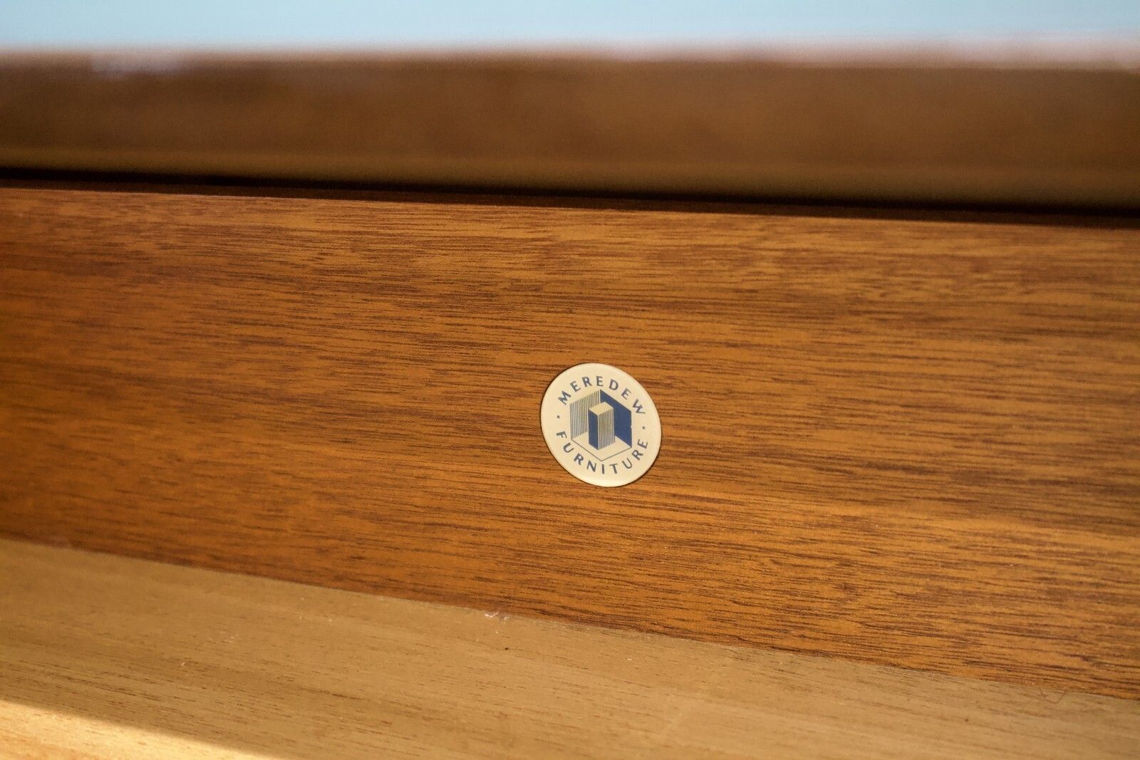 Mid Century Walnut Tallboy Chest Of Drawers From Meredew, 1960s #1796 photo vintage