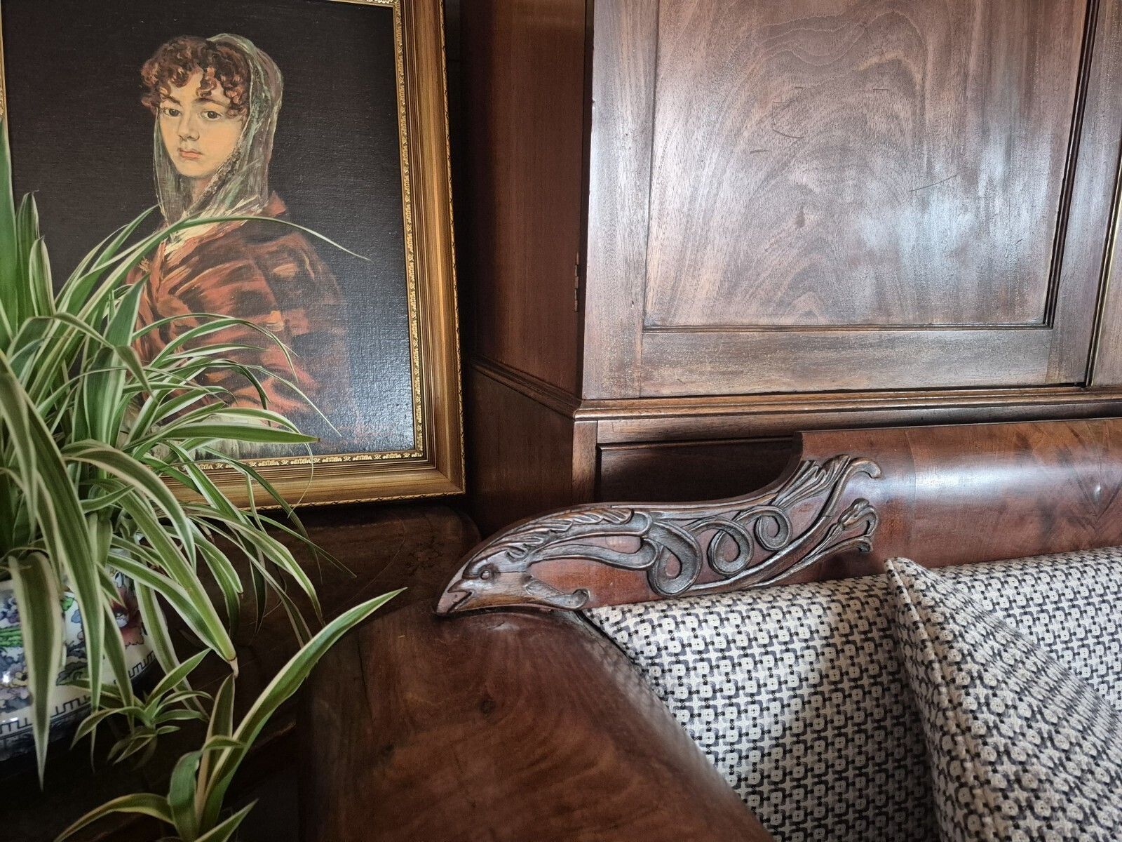 An Outrageously Curvaceous Beidermeir Burr Walnut Two Seater Sofa Circa 1830 photo vintage