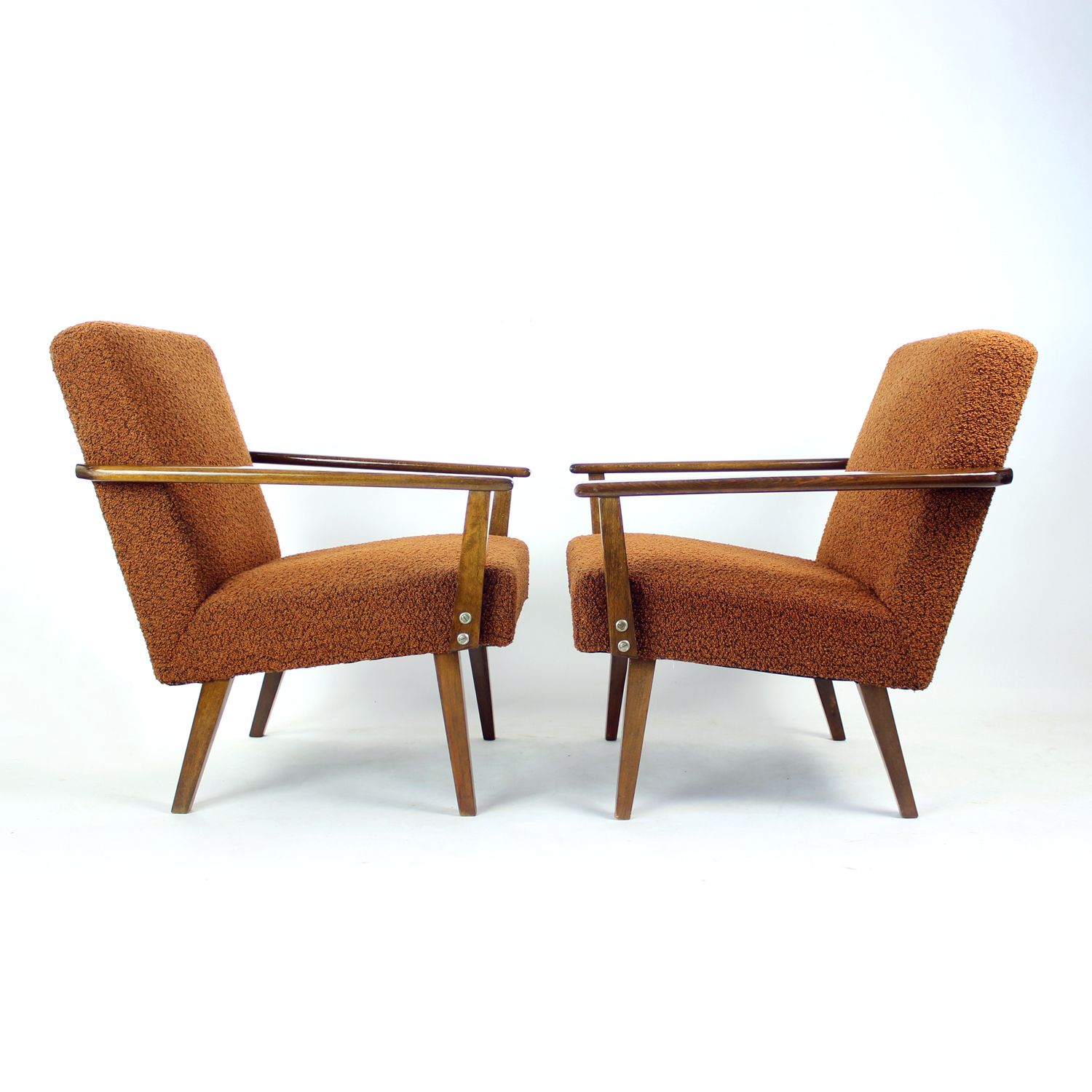 Paar Mid-Century Modern Fauteuils van Tatra, Tsjecho-Slowakije, jaren 1960