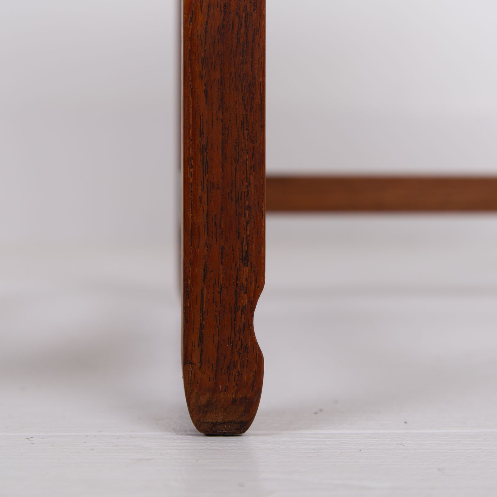 615.0 Art Deco Nest Of Four Side Tables In Teak photo