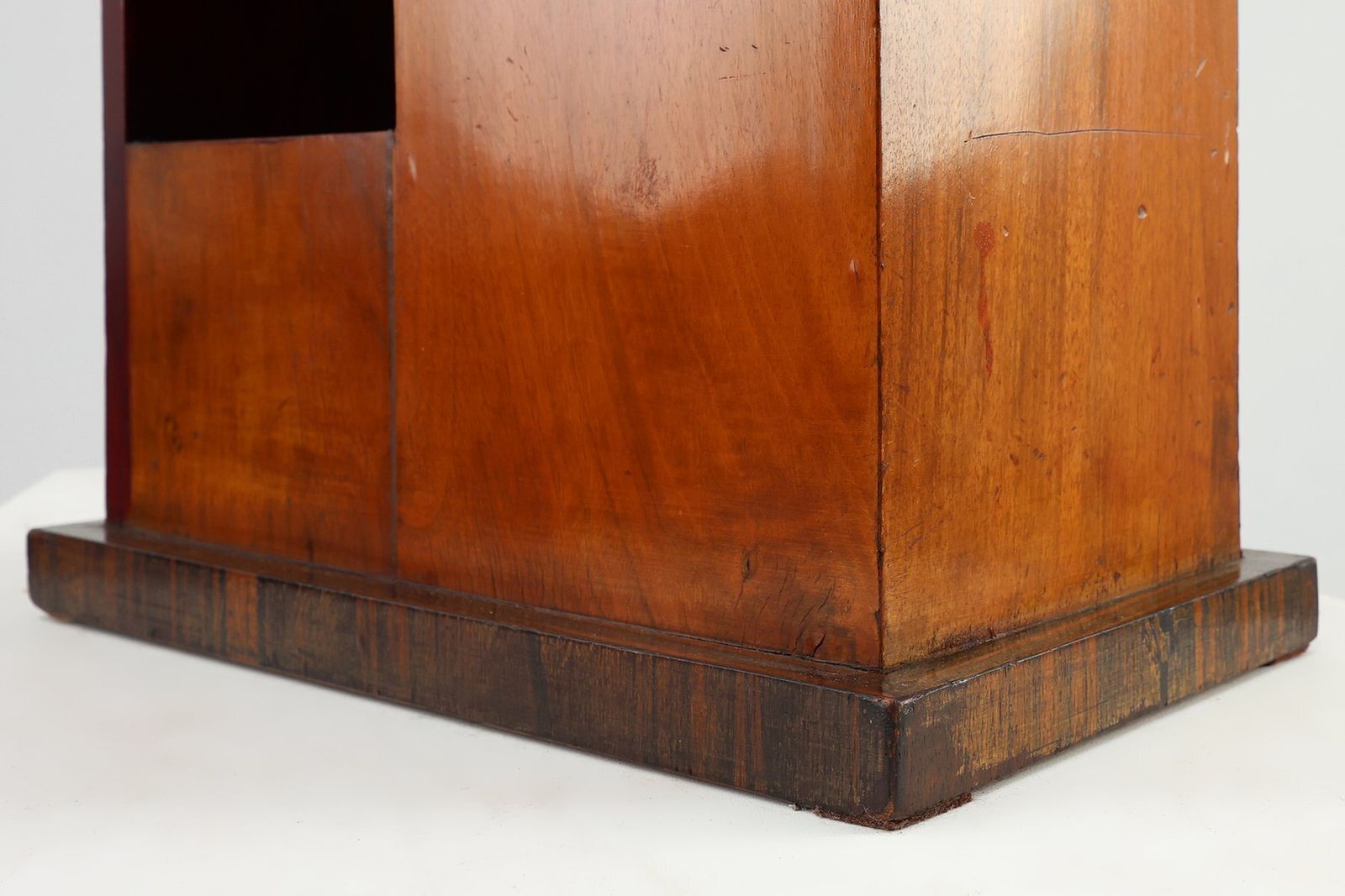 Home Decor Art Deco Early Umbrella Stand In Wood And Metal France 1910s photo