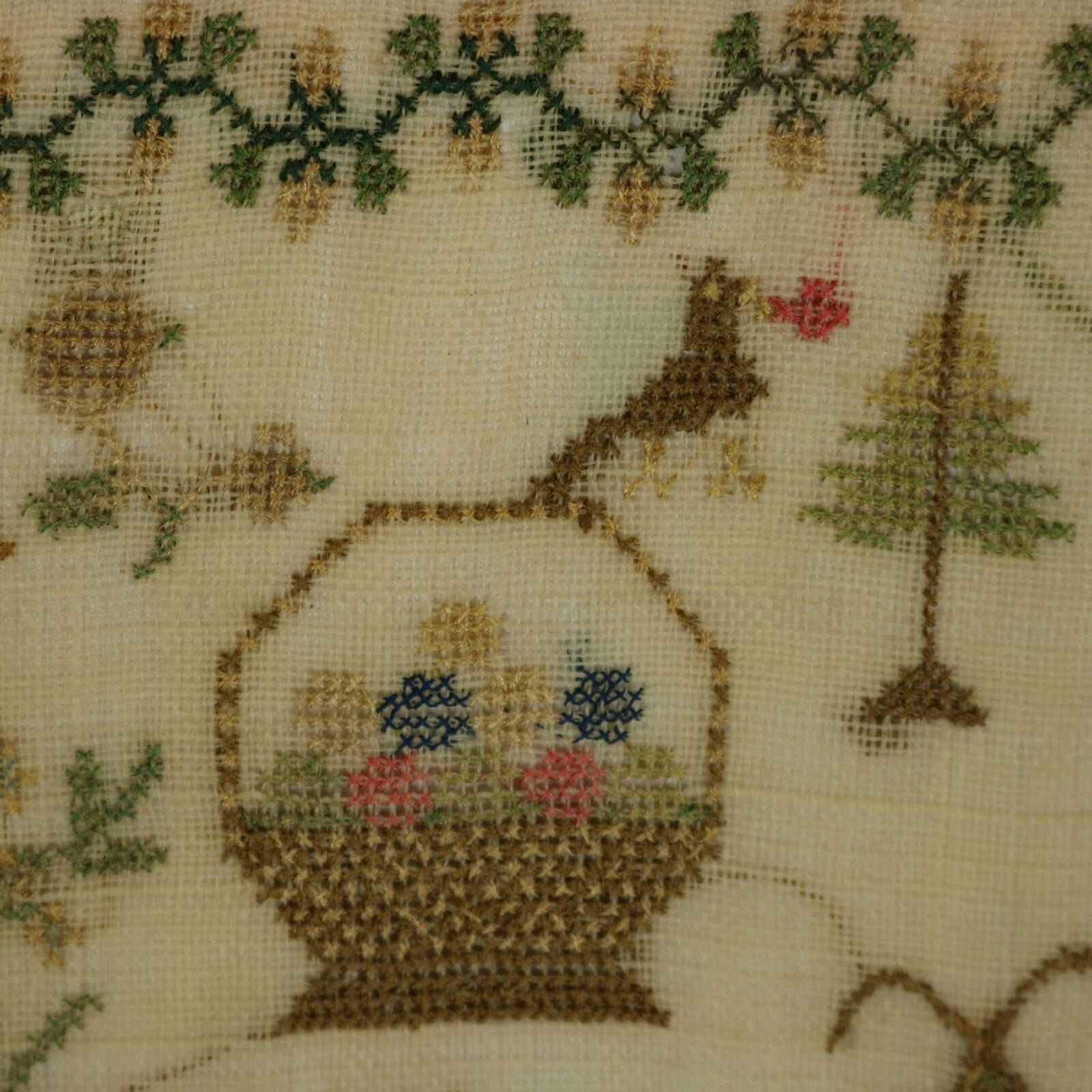 photo for sale Antique Sampler, 1842, By Ann Minter Aged 8 Years