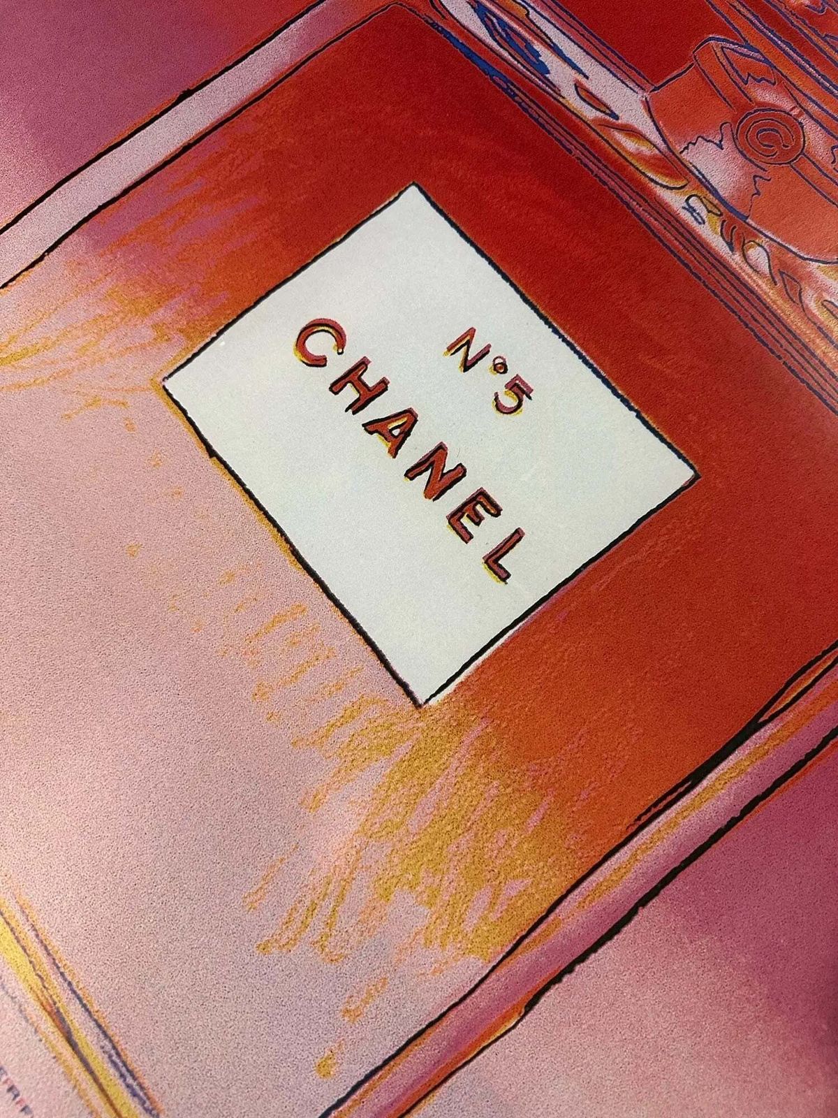 Andy Warhol Chanel N5 Red Perfume Lithograph Poster 1997 photo Kunst