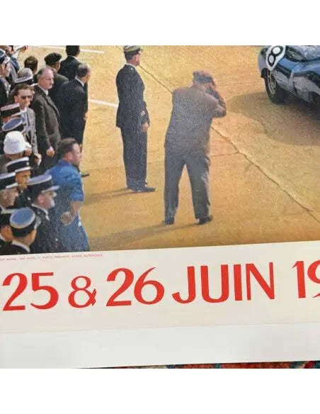 Affiche originale des 24 Heures du Mans 1960, édition Thivillier photo 6129.0