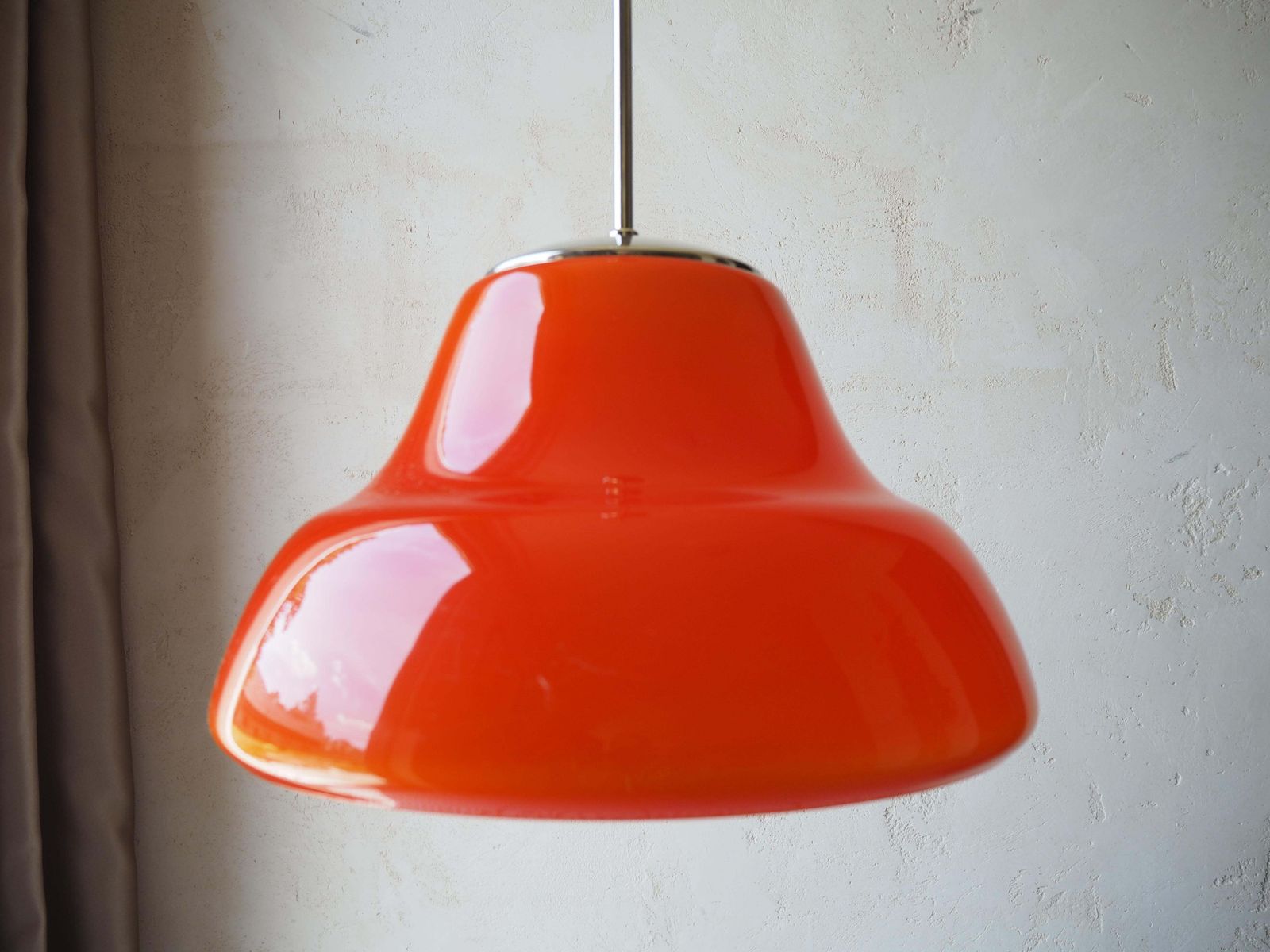 Mid Century Glass Chandelier, By Stefan Tabery, Czechoslovakia, 1960's. photo for sale
